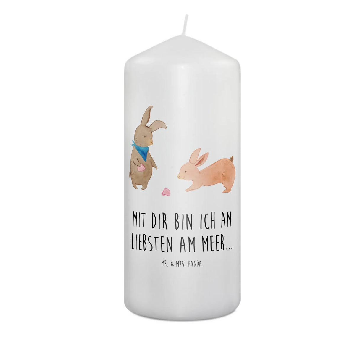 Candle Bunnies with seashell Bedruckte Kerze, Erinnerungslicht, Blockkerze, Kerze, Wachskerze, Erinnerungskerze, Zylinderkerze, Stumpenkerze, Schwester, Muttertag, Familie, Vatertag, Opa, Mama, Papa, Oma, Bruder, Beste Freundin, Freundinnen, Muscheln Sammeln, Freundin, BFF, Best Friends, Hasen, Muscheln, Meer
