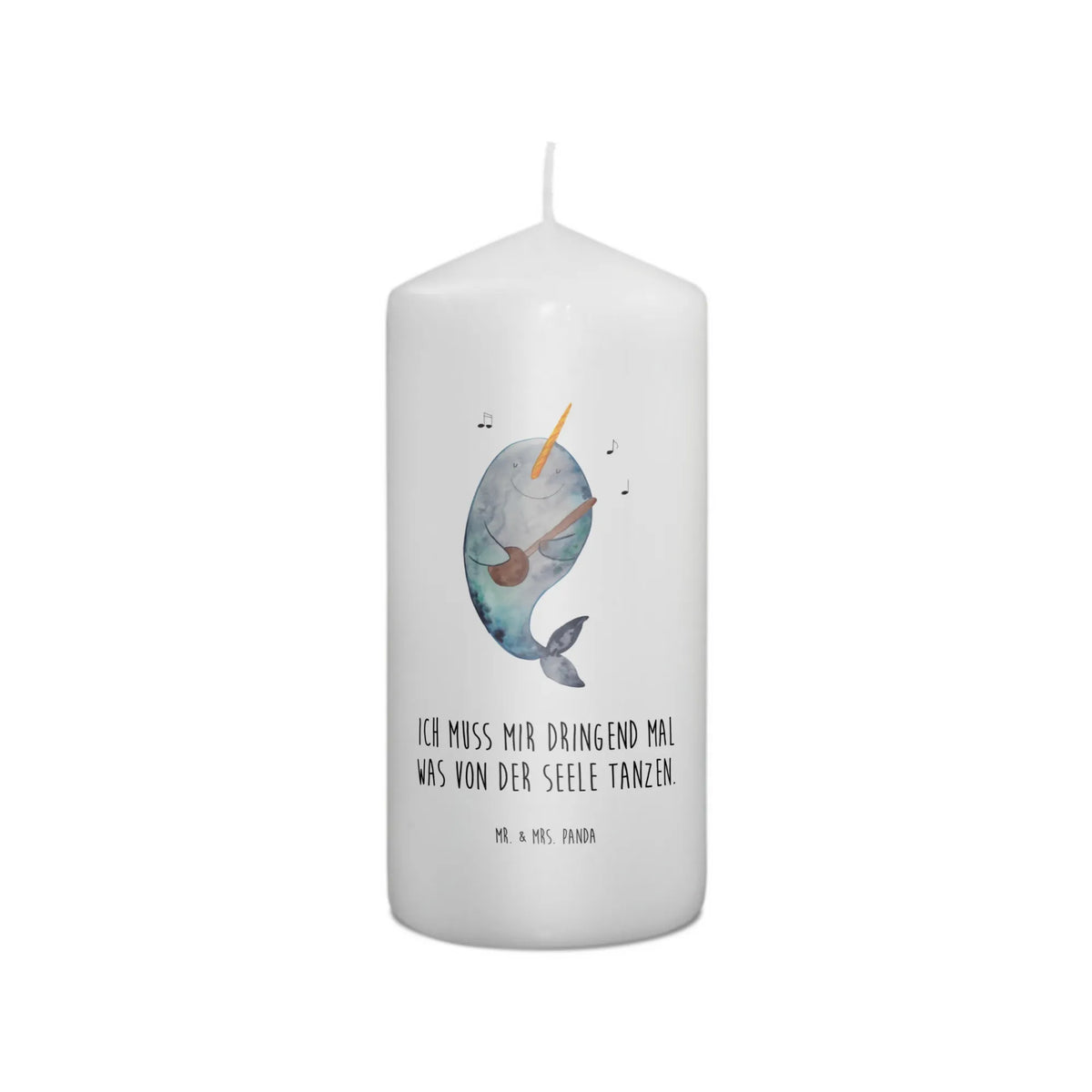 Candle narwhal guitar