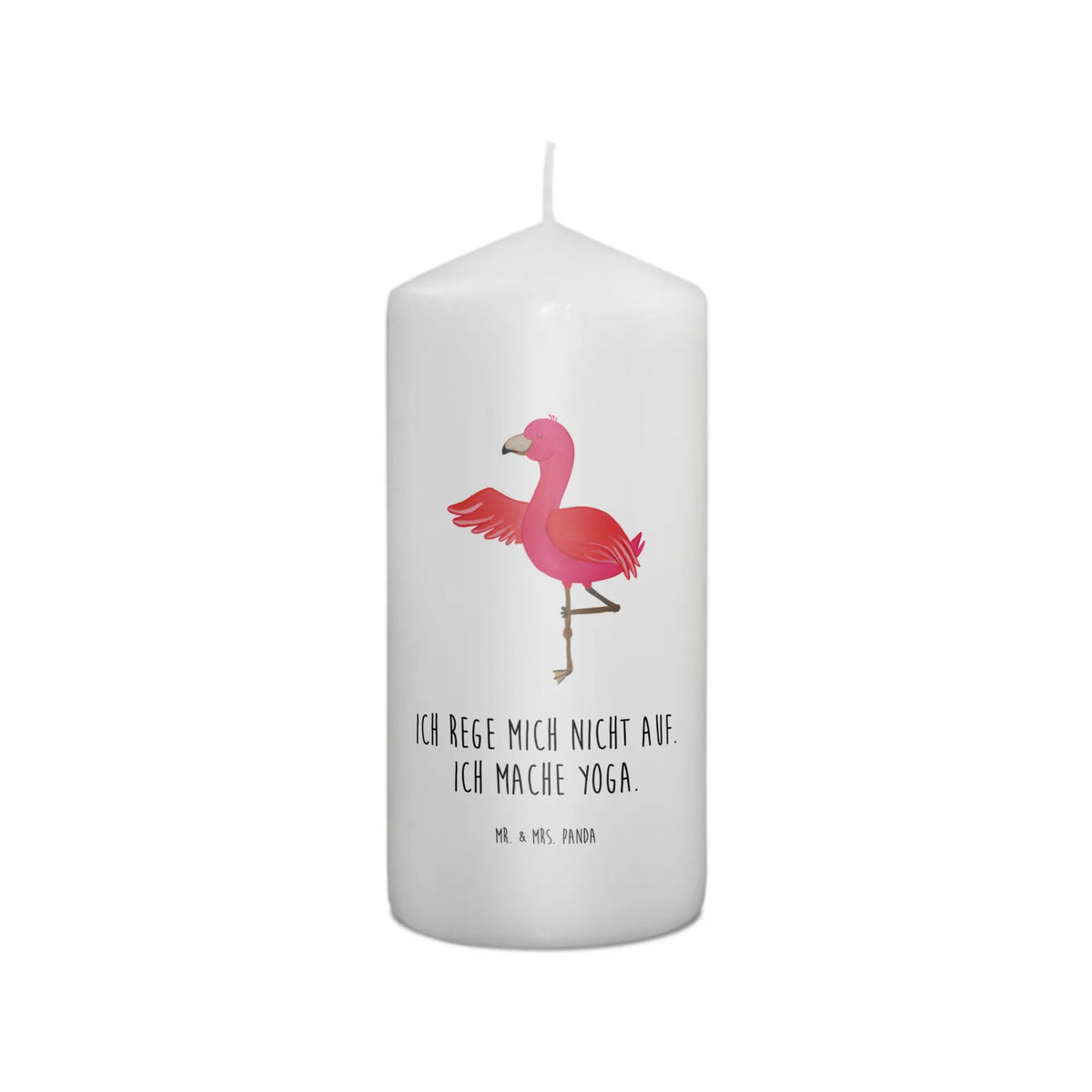 świeca Flamingo joga