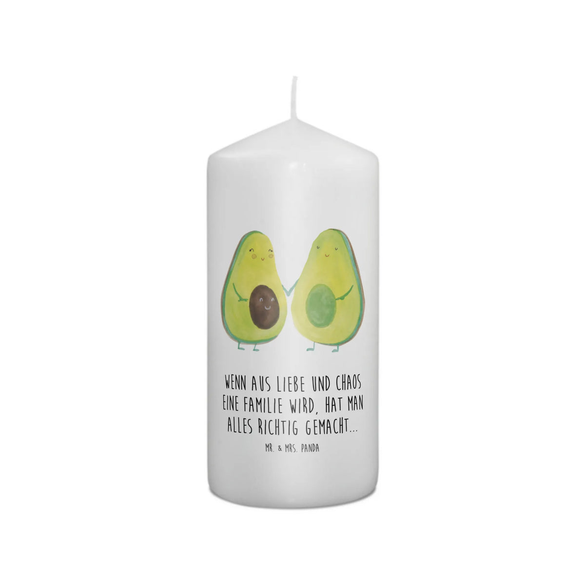Candle avocado pair