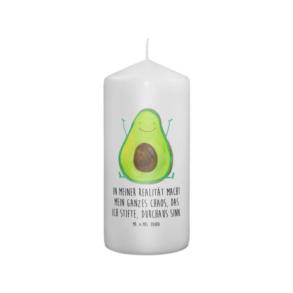 Candle avocado Happy