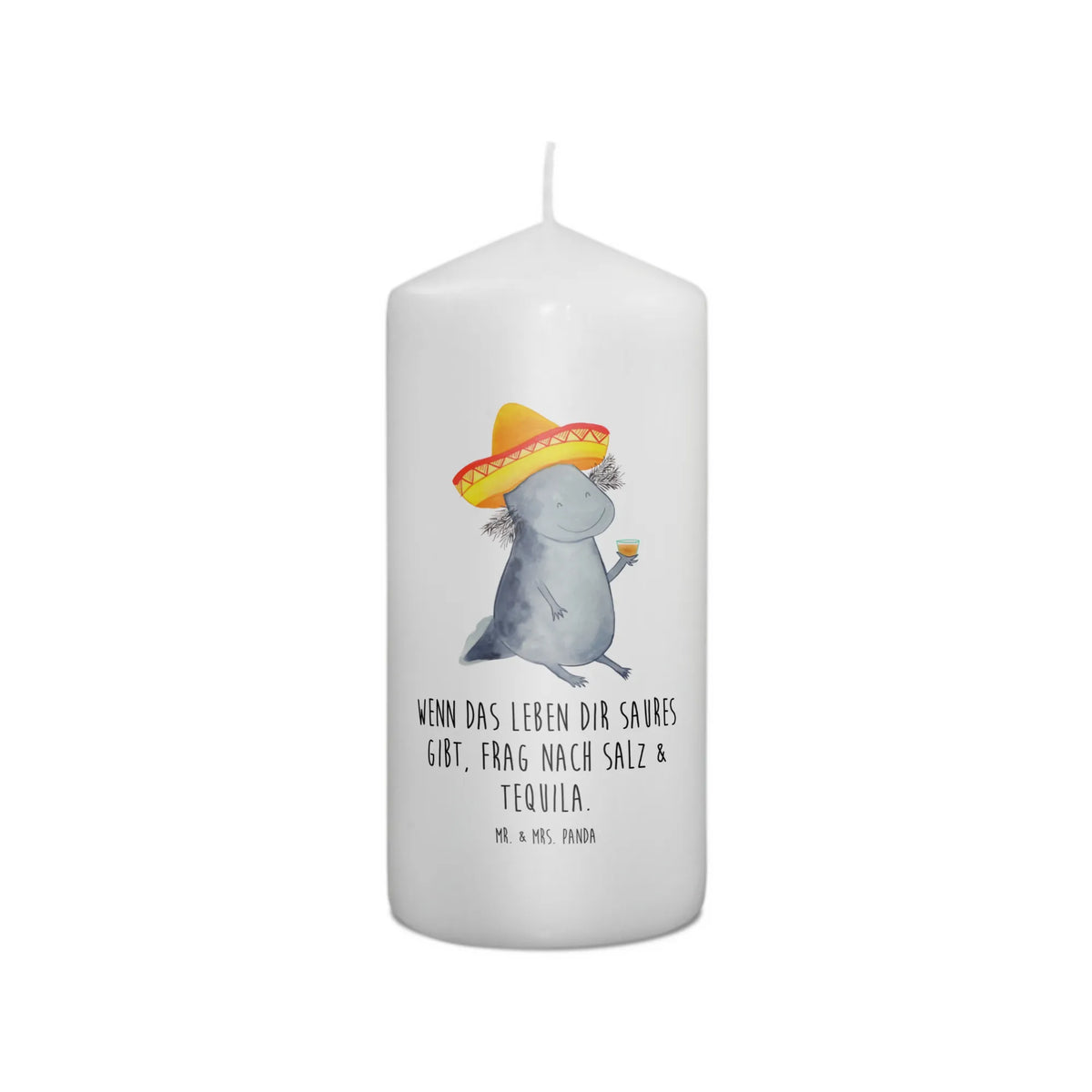 Candle axolotl tequila