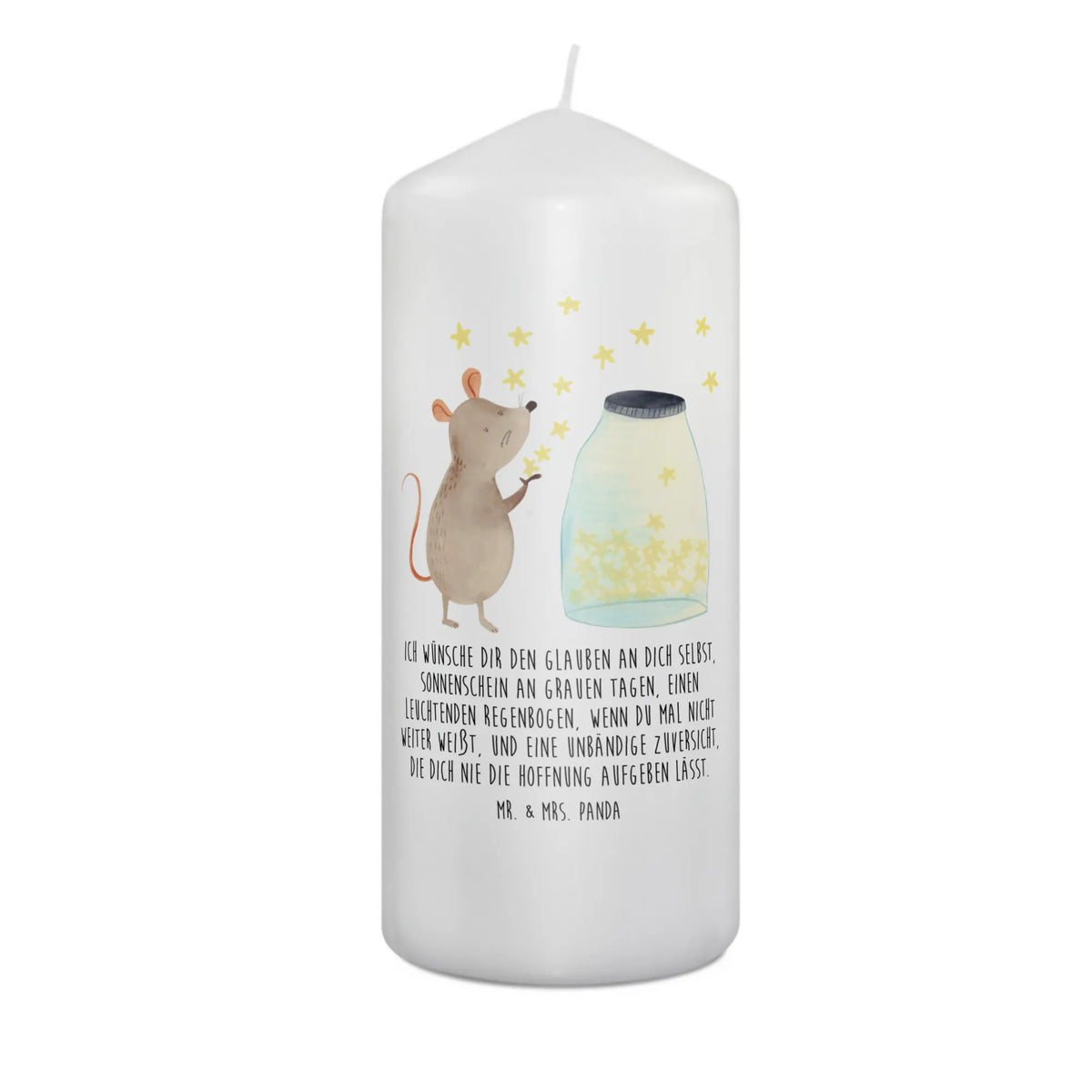 Candle Mouse Stars card, gift ideas, gifts, small animals, cute, cute animal motives, hand drawn, funny sayings, good mood, special gifts, animal lover, wish, stars, hope, child birthday, Mouse, pregnancy, birthday, birth, first child, baptism, child, baptism gift