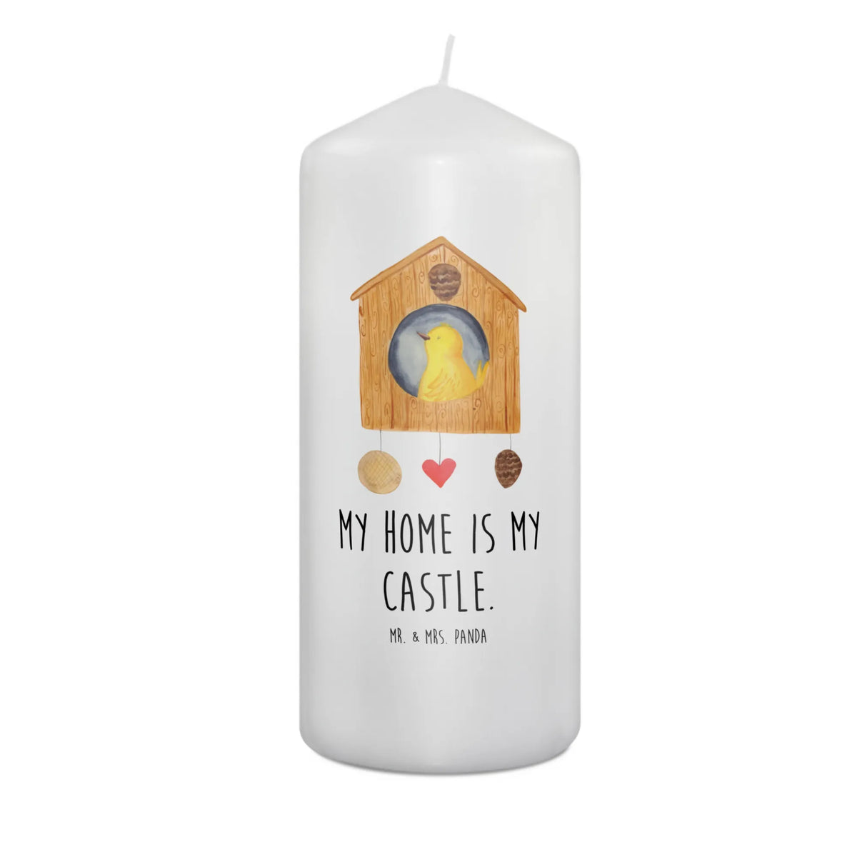 Candle Bird House cute, cute animal motives, hand drawn, funny sayings, good mood, special gifts, gift ideas, animal lover, small animals, gifts, card, birdhouse, favorite place, our house, apartment, birds, Bird