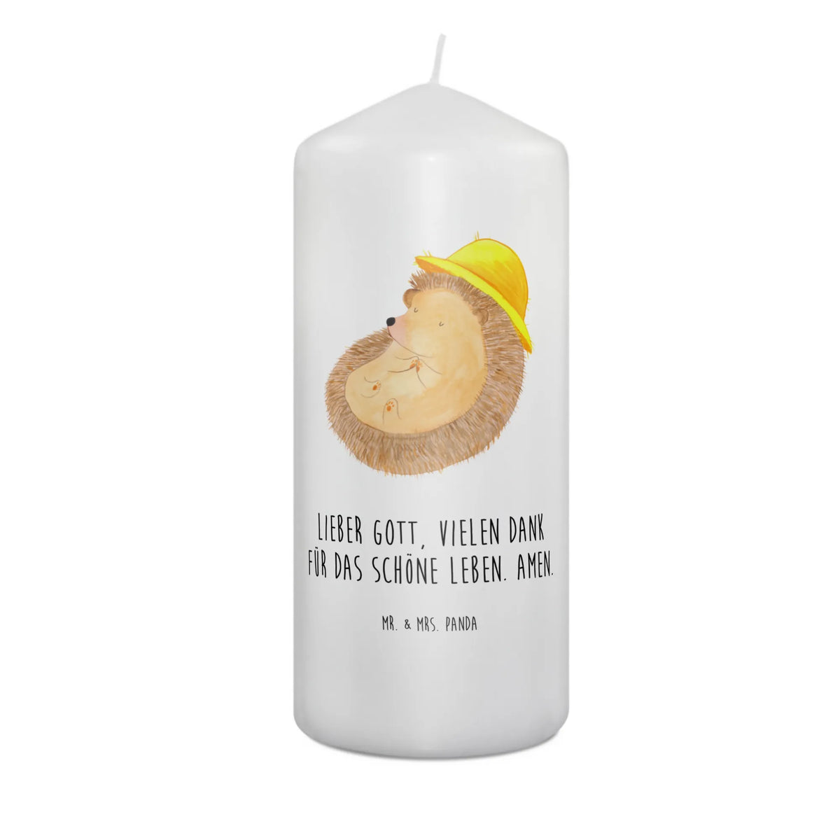 Candle Hedgehog Pray cute, cute animal motives, hand drawn, funny sayings, good mood, special gifts, gift ideas, animal lover, small animals, gifts, card, be grateful, gratitude, pray, sun hat, enjoy, God, hedgehog with hat