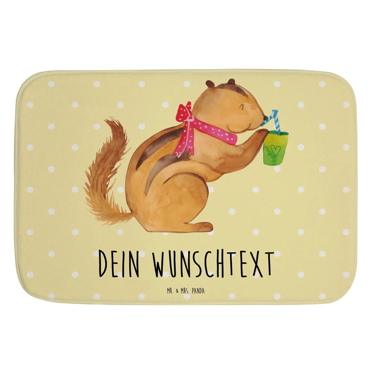 Personalised bath mat Squirrel smoothies card, gift ideas, gifts, small animals, cute, cute animal motives, hand drawn, funny sayings, good mood, special gifts, animal lover, chipmunks, weight loss, squirrels, diet