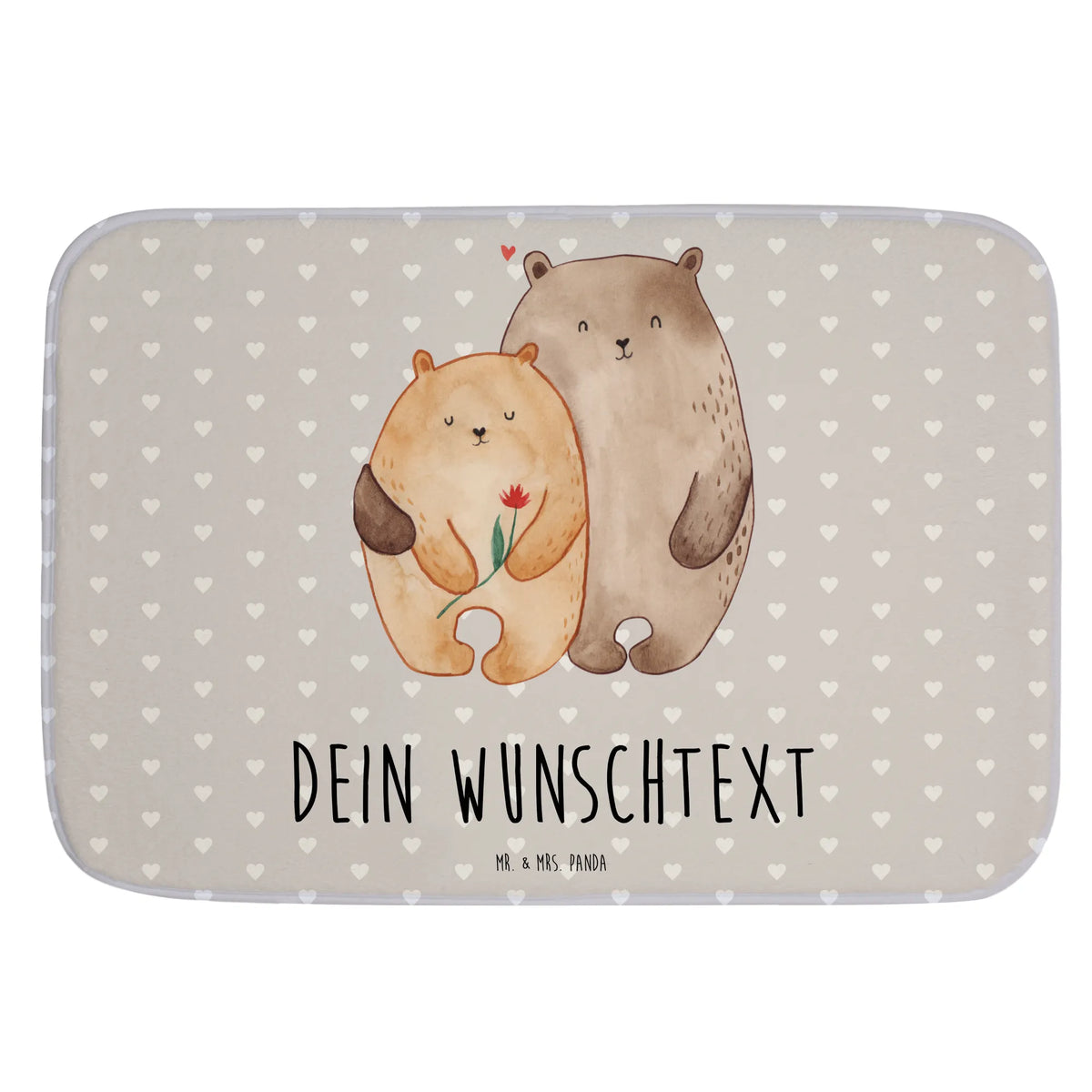 Personalised bath mat Bears in love Loving, Two, Together, Marriage, Proposal of marriage, Love gift, gift for her, gift for him, anniversary gift, Anniversary, Gift Wedding, Engaged, Boyfriend, Gift Girlfriend, Proof of love, Wedding anniversary, Bears, Married, Gift Friend, In love, Girlfriend