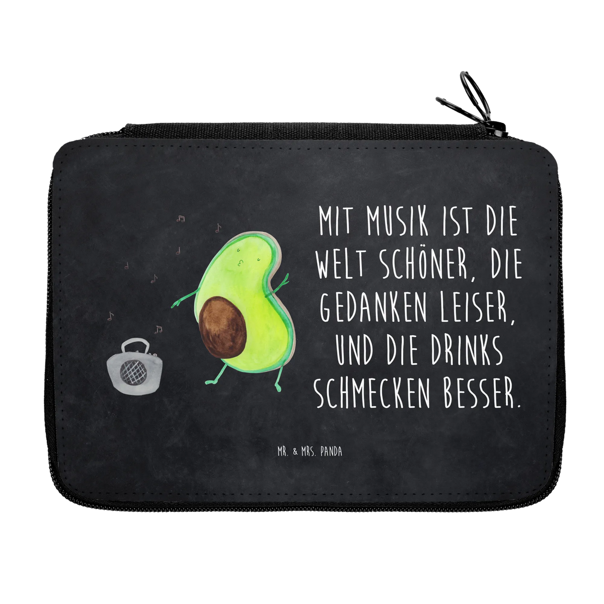 Leather folder avocado Dance