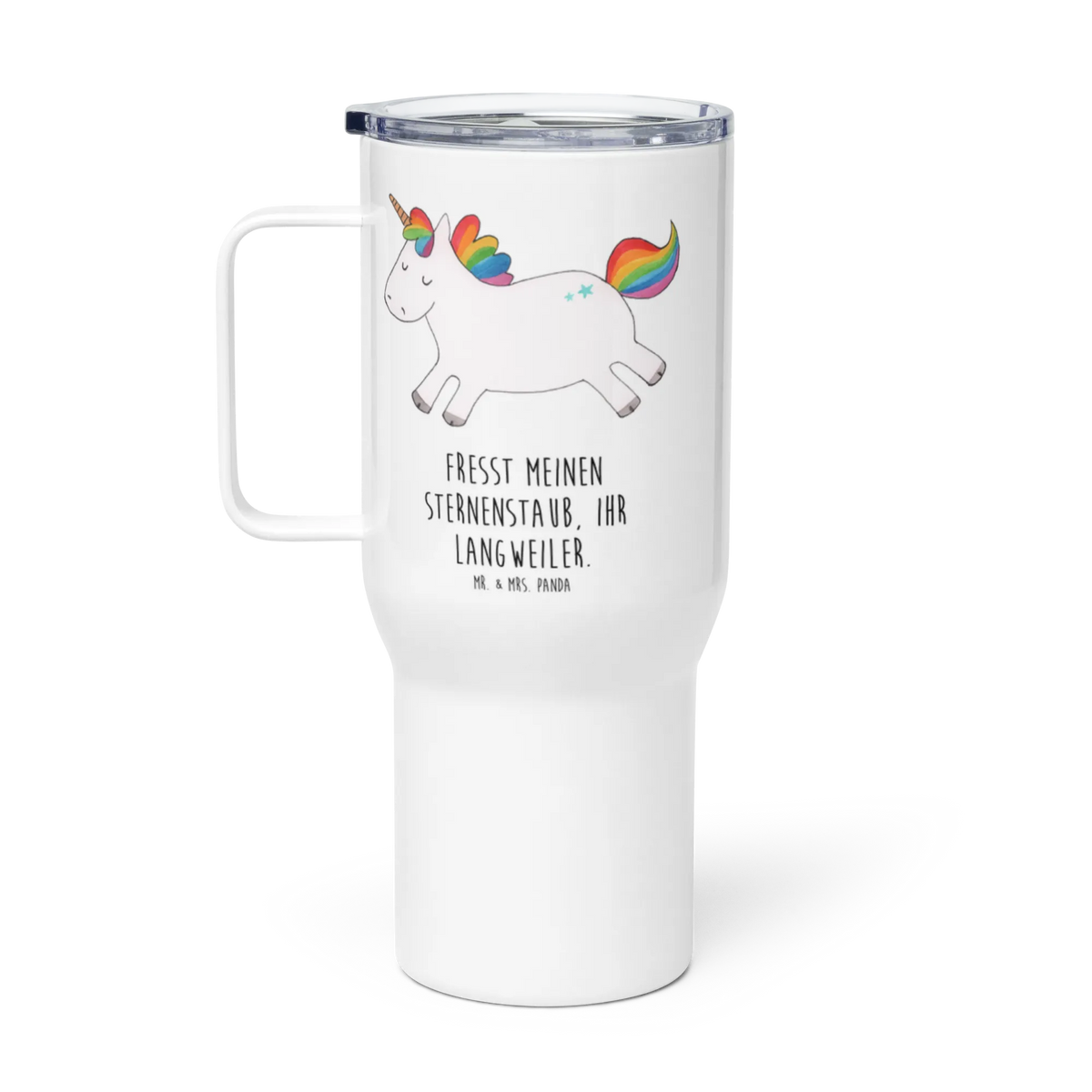 XXL Thermobecher Einhorn Happy Teetasse, Mehrwegbecher, Teebecher, Reisebecher, Thermobecher, Trinkgefäß, Edelstahl Tasse, XL Reisetasse, Mehrweg-Kaffeebecher, Großer Thermobecher, Edelstahl-Thermobecher, Autobecher, Kaffee-Thermobecher, Jumbo Becher, Isolierbecher, Edelstahlbecher, Thermos-Becher, XL Thermobecher, getränkebecher, Kaffee-to-go-Becher, To-Go-Becher, thermosbecher, Unicorn, Einhorn, Einhörner, Einhorn Deko, Lebensfreude, Spaß, glücklich, Freude, Spannend, Lachen, Lächeln, Fröhlich, Witzig