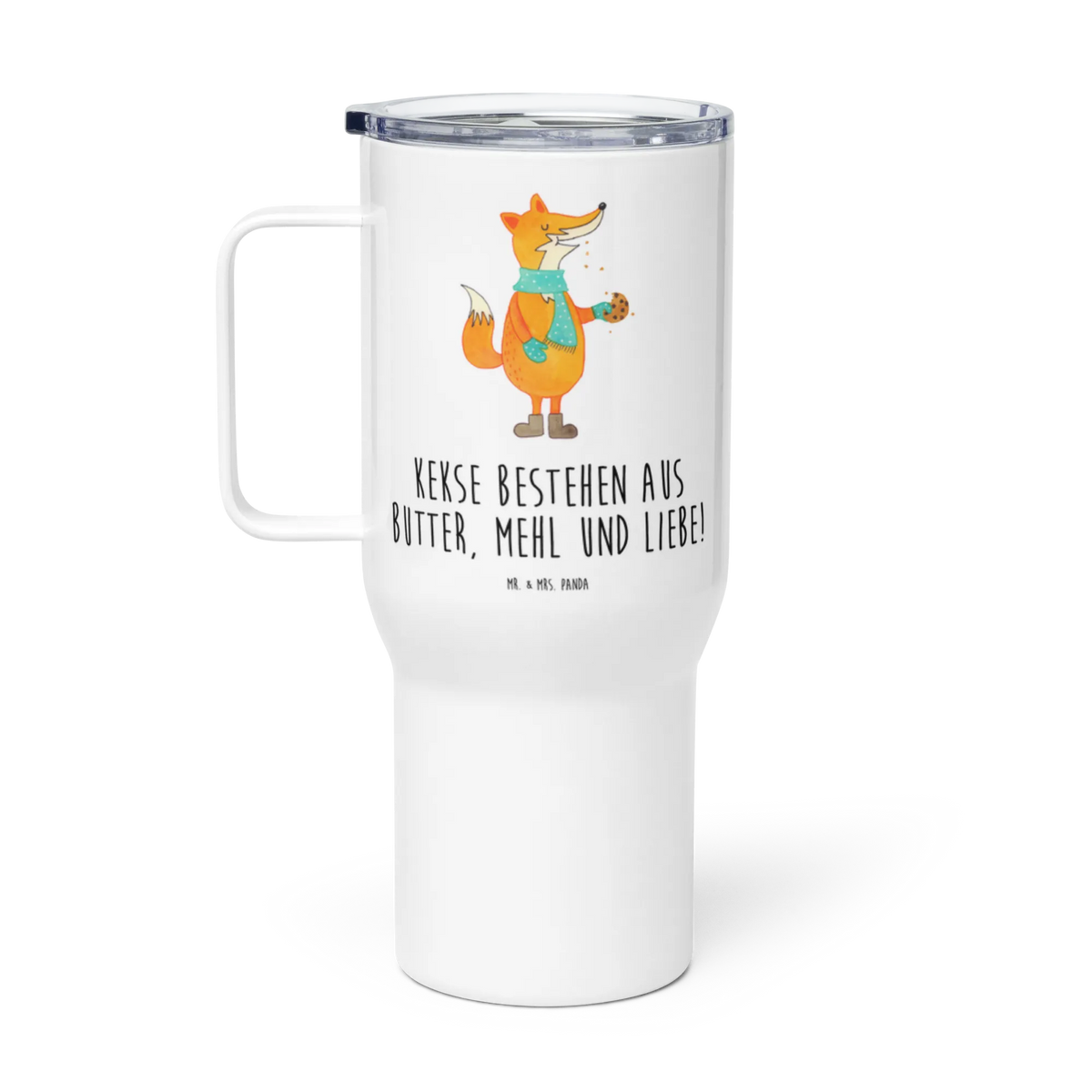 XXL Thermobecher Fuchs Keks Kaffee-Thermobecher, Kaffee-to-go-Becher, Reisebecher, Isolierbecher, XL Reisetasse, Jumbo Becher, To-Go-Becher, Teebecher, Teetasse, Autobecher, Edelstahl-Thermobecher, getränkebecher, Mehrwegbecher, thermosbecher, Edelstahl Tasse, Thermobecher, Trinkgefäß, Thermos-Becher, Edelstahlbecher, Großer Thermobecher, Mehrweg-Kaffeebecher, XL Thermobecher, Fuchs, Küche Deko, Plätzchen, Winter, Backen Spruch, Weihnachtszeit, Füchse, Kekse, Liebe