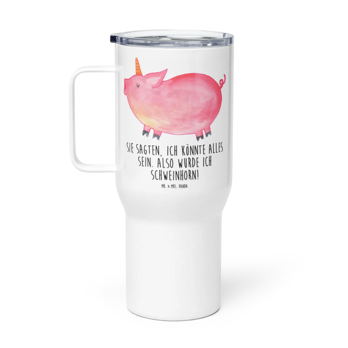 XXL Thermobecher Einhorn Schwein XL Thermobecher, Mehrweg-Kaffeebecher, thermosbecher, XL Reisetasse, Großer Thermobecher, Trinkgefäß, Isolierbecher, Reisebecher, Edelstahlbecher, Edelstahl Tasse, To-Go-Becher, Autobecher, Kaffee-Thermobecher, Thermobecher, Teebecher, Teetasse, Kaffee-to-go-Becher, Edelstahl-Thermobecher, Jumbo Becher, Thermos-Becher, getränkebecher, Mehrwegbecher, Unicorn, Einhorn, Einhörner, Einhorn Deko, Pig, Spaß, Party, Witzig. Lustig, Bauer, Schweinhorn, Schwein, Spruch, English, Piggy, Geschenk, Englisch, Funny
