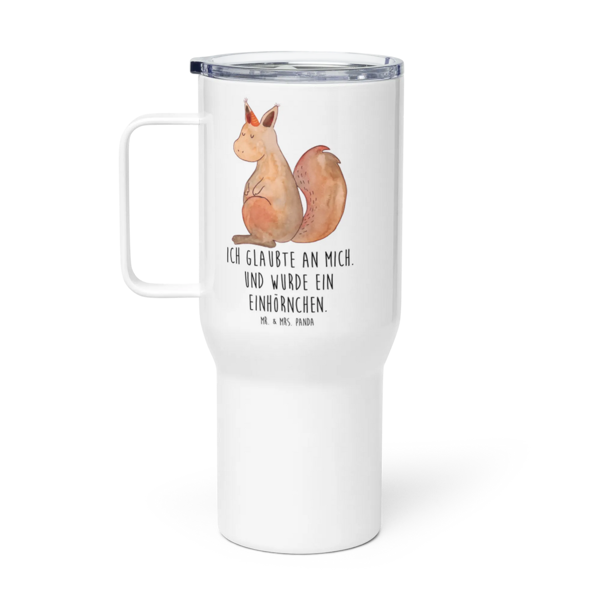 XXL thermal mug unicorn Believe squirrel