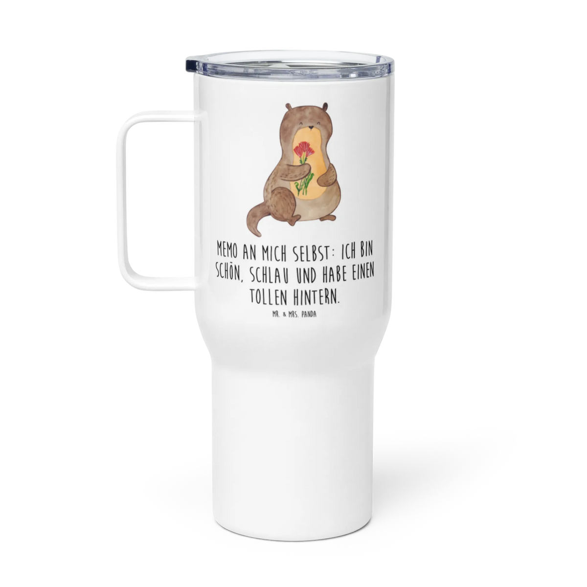 XXL Thermobecher Otter Blumenstrauß Großer Thermobecher, Isolierbecher, Kaffee-to-go-Becher, XL Thermobecher, Thermobecher, Mehrweg-Kaffeebecher, thermosbecher, Teebecher, Trinkgefäß, Reisebecher, Autobecher, Jumbo Becher, Edelstahl-Thermobecher, Kaffee-Thermobecher, Edelstahl Tasse, XL Reisetasse, Mehrwegbecher, To-Go-Becher, Teetasse, Edelstahlbecher, getränkebecher, Thermos-Becher, Otter, Fischotter, Seeotter, Otter Seeotter See Otter