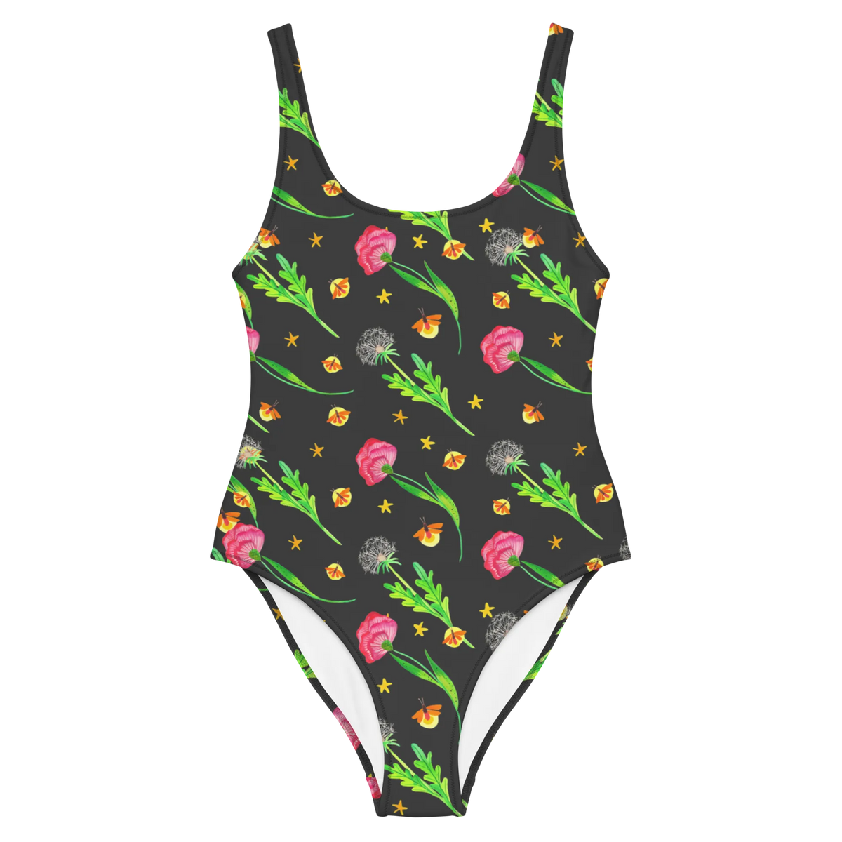 Badeanzug Glühwürmchen Design Bademode, Luxus-Badeanzug, Badeanzug, Badebekleidung, Damen-Badeanzug, Schwimmanzug, Swimsuit, Einteiliger Badeanzug, Sonnenschutz-Badeanzug, Damenbadeanzug, Schwimmbekleidung, Strandmode, UV-Badeanzug, Schwimmkostüm, Badedress, Shape-Badeanzug, Beachwear, Badeoutfit, Bade-Einteiler, Badekostüm, Schwimmdress, Rückenfreier Badeanzug, Damen-Einteiler, Glühwürmchen, Blumen, Pusteblumen, Muster