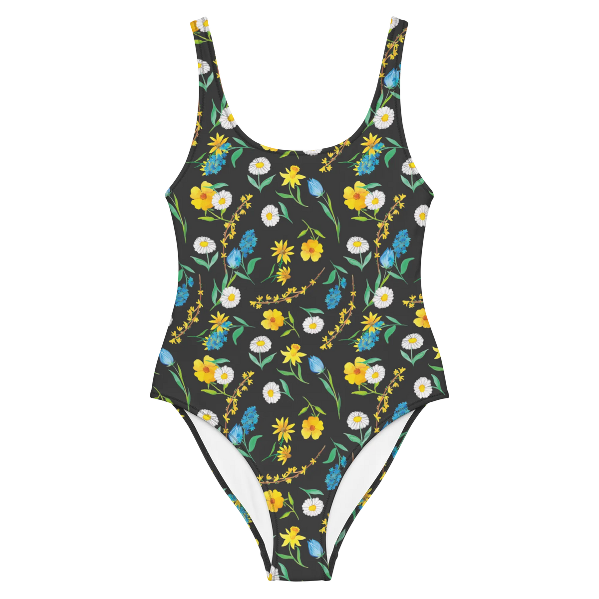 Badeanzug Frühlingserwachen Design Schwimmbekleidung, Schwimmanzug, Damen-Badeanzug, Damen-Einteiler, Einteiliger Badeanzug, Badeanzug, Bade-Einteiler, Badeoutfit, Swimsuit, UV-Badeanzug, Strandmode, Damenbadeanzug, Shape-Badeanzug, Rückenfreier Badeanzug, Beachwear, Schwimmdress, Badebekleidung, Schwimmkostüm, Badekostüm, Bademode, Luxus-Badeanzug, Badedress, Sonnenschutz-Badeanzug, Aquarell, Natur, Blumenmädchen, Wiese, Muster, Sommerblumen, Blumen