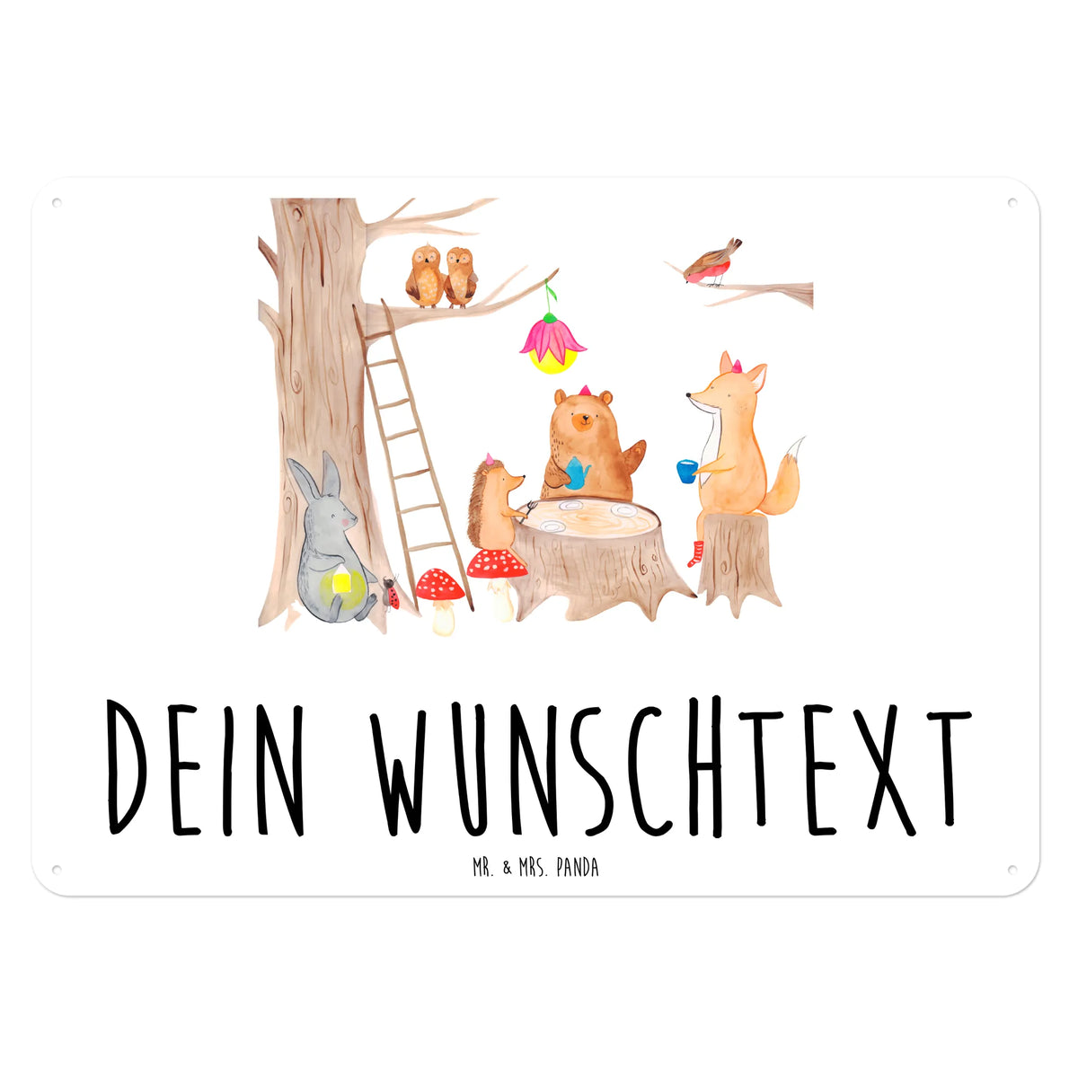 Personalisiertes Blechschild Waldtiere Picknick Metallschild Mit Wunschtext, Personalisiertes Metallschild, Blechschild Mit Wunschtext, Metallschild Mit Namen, Blechschild Personalisiert, Blechschild Mit Namen, Personalisiertes Schild, Schild personalisiert, Schild mit Namen, Schild mit eigenem Text, Personalisiertes Blechschild, Personalisierbares Blechschild, Metallschild Personalisiert, Lustige Sprüche, Tiere, Tiermotive, Gute Laune, Maus, Waldtiere, Hase, Eichhörnchen, Fuchs, Wald, Picknick, Igel