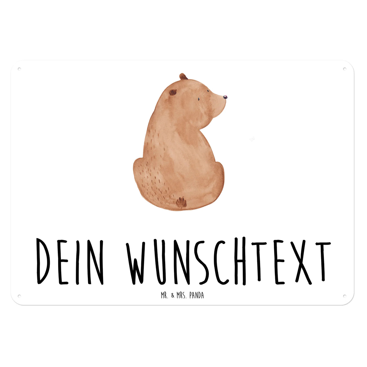 Personalisiertes Blechschild Bär Schulterblick Metallschild Personalisiert, Metallschild Mit Wunschtext, Blechschild Personalisiert, Personalisiertes Metallschild, Personalisiertes Schild, Personalisiertes Blechschild, Personalisierbares Blechschild, Schild mit eigenem Text, Schild mit Namen, Blechschild Mit Wunschtext, Metallschild Mit Namen, Blechschild Mit Namen, Schild personalisiert, Teddy, Bär, Teddybär, Weltansicht, Motivation, Bärenliebe, Selbstachtung, Bären, Weisheit
