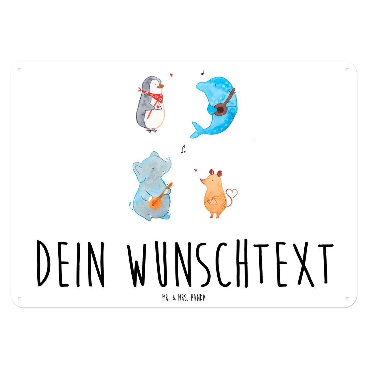 Personalisiertes Blechschild Big Band Personalisiertes Metallschild, Metallschild Personalisiert, Blechschild Mit Wunschtext, Metallschild Mit Wunschtext, Personalisierbares Blechschild, Personalisiertes Schild, Blechschild Personalisiert, Personalisiertes Blechschild, Schild mit Namen, Blechschild Mit Namen, Schild personalisiert, Metallschild Mit Namen, Schild mit eigenem Text, Lustige Sprüche, Tiere, Tiermotive, Gute Laune, Maus, Musikanten, Pinguin, Hund, Band, Gitarre, Elefant, Musik, Triangel, Delfin
