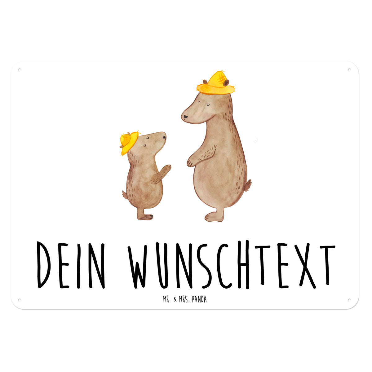 Personalisiertes Blechschild Bären mit Hut Personalisierbares Blechschild, Blechschild Personalisiert, Personalisiertes Blechschild, Personalisiertes Metallschild, Schild mit eigenem Text, Schild mit Namen, Blechschild Mit Namen, Metallschild Personalisiert, Schild personalisiert, Personalisiertes Schild, Blechschild Mit Wunschtext, Metallschild Mit Namen, Metallschild Mit Wunschtext, Mama, Papa, Oma, Opa, Familie, Schwester, Bruder, Muttertag, Vatertag, Kinder, Papi, Sohn, Paps, Vater-Sohn, Bär, Lieblingsmensch, Kind, Daddy, Dad, Vater, Vorbild, Bären, Söhne, Family
