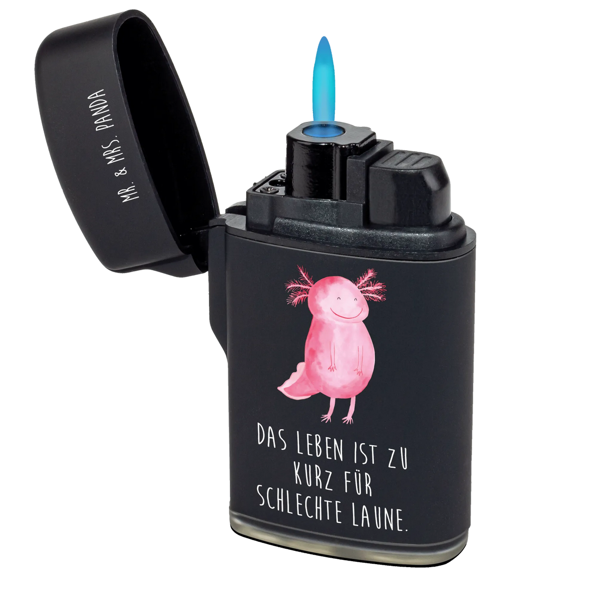 Feuerzeug Axolotl Glücklich zigarettenanzünder, gasfeuerzeuge, sturmfeuerzeug, anzünder, Feuerzeug, gas anzünder, Zünder, sturmfeuerzeuge, Feuerzeuge, Gasfeuerzeug, zündgerät, Axolotl, Molch, Schwanzlurch, Lurch, Motivation, Axolot, Lurche, Gute Laune