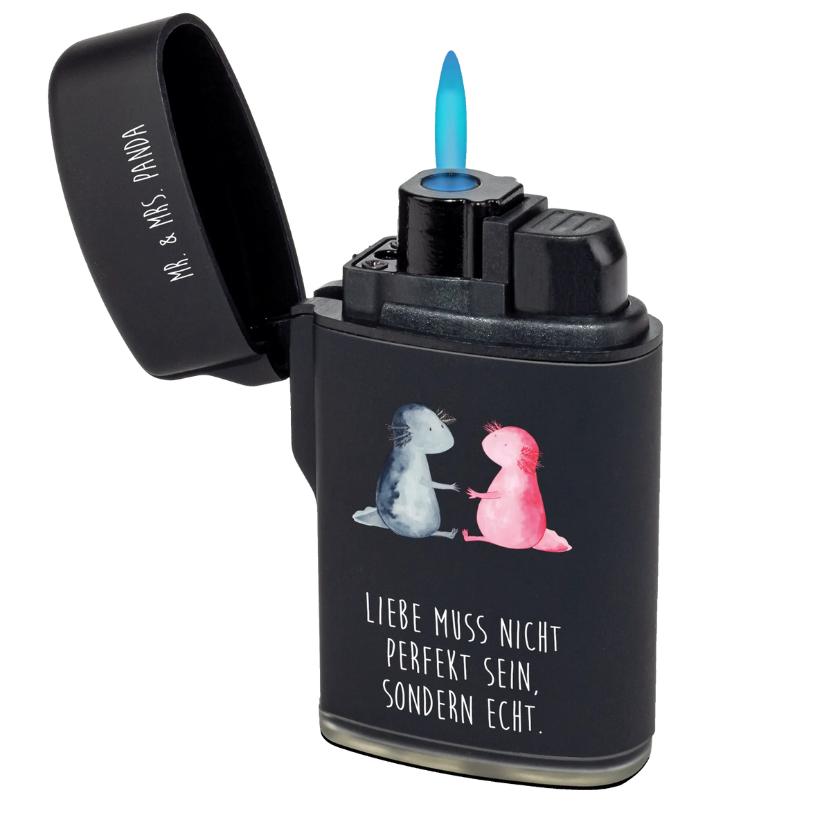 Lighter axolotl Love sturmfeuerzeuge, zündgerät, zigarettenanzünder, Feuerzeuge, Gasfeuerzeug, Feuerzeug, gasfeuerzeuge, gas anzünder, Zünder, anzünder, sturmfeuerzeug, Axolotl, Molch, Ehemann, Liebesbeweis, Freund, Jahrestag, Lurch, Schwanzlurch, Axolot, Liebe, Valentinstag, Große Liebe, Lurche, Verlobter
