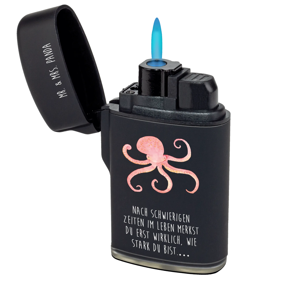 Lighter Squid Gasfeuerzeug, Feuerzeug, gasfeuerzeuge, anzünder, Zünder, sturmfeuerzeug, Feuerzeuge, gas anzünder, zündgerät, sturmfeuerzeuge, zigarettenanzünder, Lustige Sprüche, Tiere, Tiermotive, Gute Laune, Wasser, Arme, Meerestier, Ozean, Meer, Tintenfisch, Krake