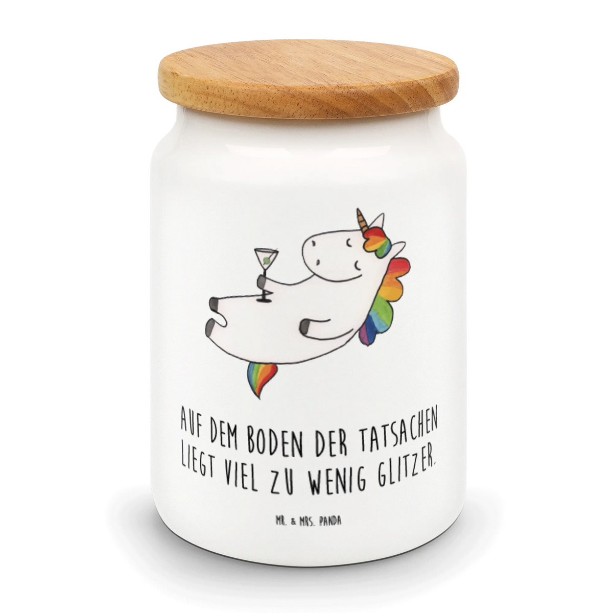 Storage jar unicorn cocktail ceramic jar, storage jar, bulk food storage, airtight container, kitchen storage solutions, pantry storage, snack jar, kitchen canister, treat jar, canister, preservative jar, cookie jar, food storage container, unicorn, unicorns, girlfriend gift, girlfriend present, champagne, rum, fun, celebrating, birthday, party, caipirinha
