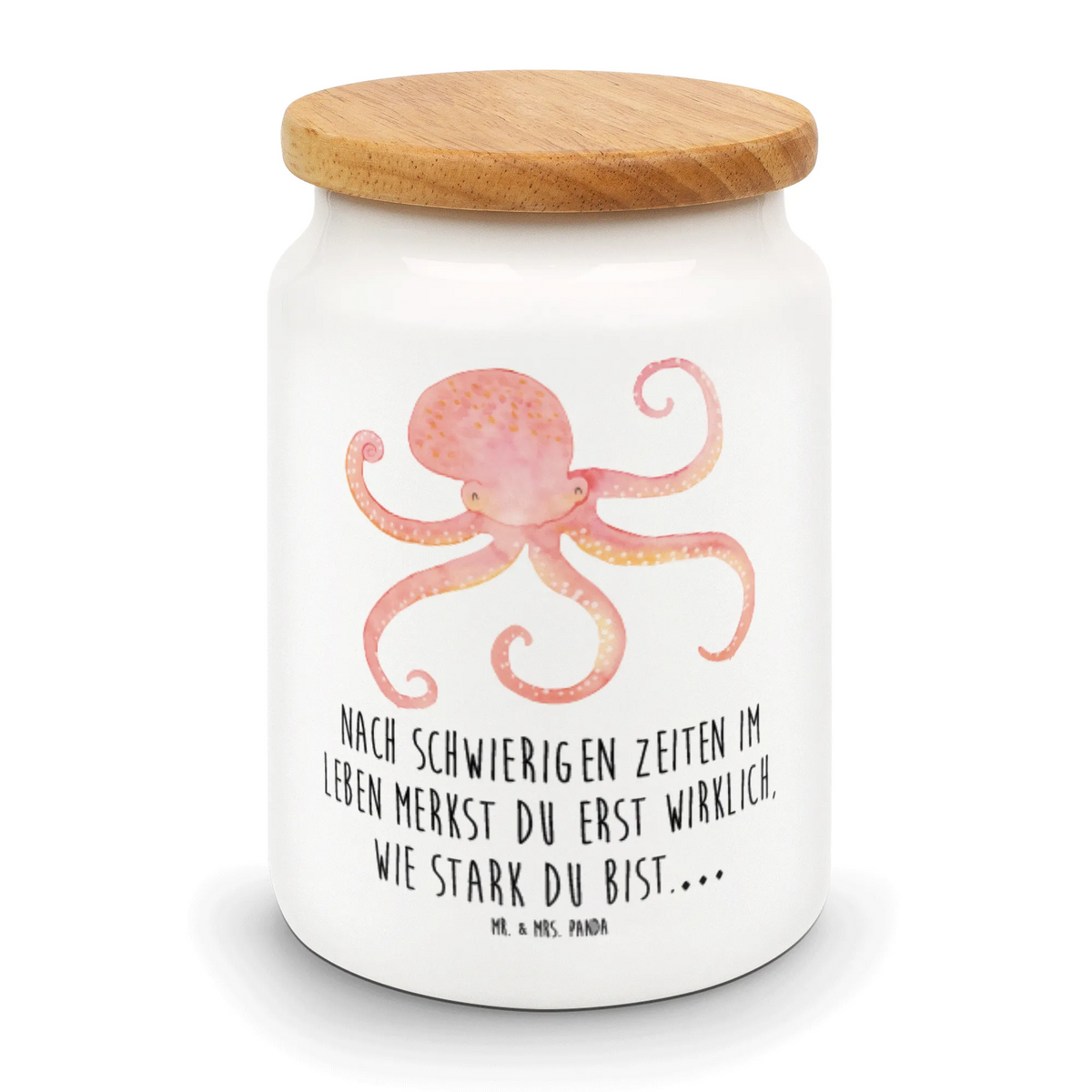 Vorratsdose Tintenfisch Lebensmittelbehälter, zuckerdose, Kaffeedose, Teedose, Keksdose, Aromadose, Biskuitdose, tee behälter, keramikdose, Frischhaltedose, gebäckdose, vorratsgefäß, Dose, vorratsbox, Vorratsdose, behälter, aufbewahrungsbehälter, salzdose, Vorratsbehälter, müslidose, Aufbewahrungsdose, bonbondose, leckerlidose, Snackdose, Lustige Sprüche, Tiere, Tiermotive, Gute Laune, Meer, Krake, Arme, Meerestier, Tintenfisch, Wasser, Ozean