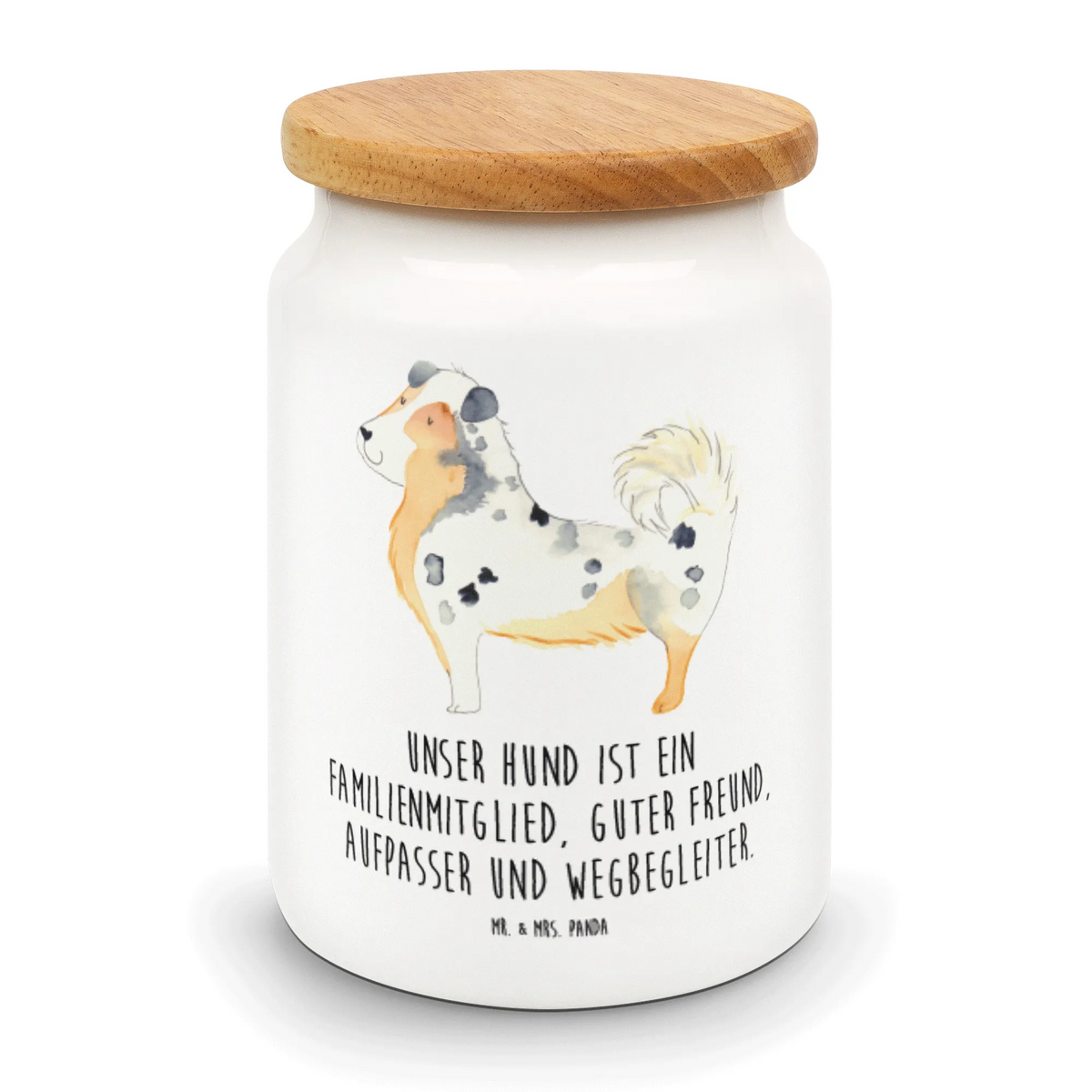 Vorratsdose Hund Australien Shepherd zuckerdose, Vorratsbehälter, Aufbewahrungsdose, müslidose, Snackdose, Lebensmittelbehälter, Biskuitdose, Teedose, leckerlidose, gebäckdose, salzdose, Dose, Vorratsdose, Keksdose, aufbewahrungsbehälter, Kaffeedose, Aromadose, Frischhaltedose, vorratsgefäß, vorratsbox, bonbondose, behälter, tee behälter, keramikdose, Hund, Hunderasse, Hundebesitzer, Hundemotiv, Haustier, Tierliebhaber, Sprüche, Hundeliebe, Australien Shepherd, Spruch, Shepherd, Familienhund