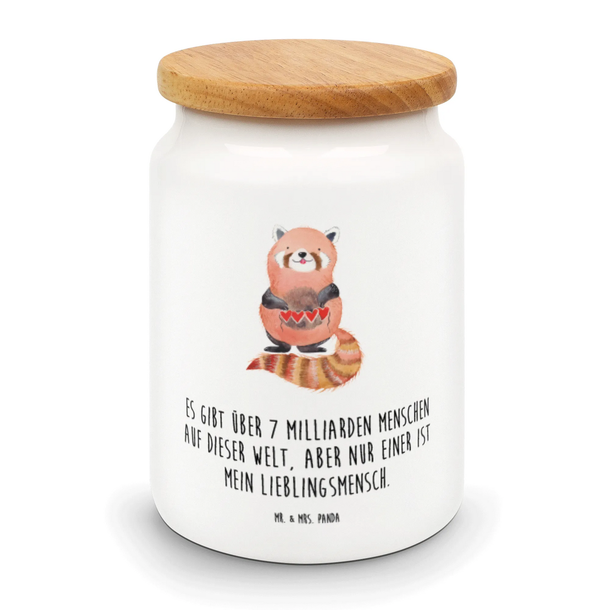 Vorratsdose Roter Panda Frischhaltedose, müslidose, Kaffeedose, gebäckdose, Aufbewahrungsdose, tee behälter, Dose, aufbewahrungsbehälter, Snackdose, Teedose, zuckerdose, leckerlidose, vorratsgefäß, Aromadose, Vorratsdose, salzdose, keramikdose, bonbondose, Lebensmittelbehälter, Biskuitdose, Vorratsbehälter, behälter, vorratsbox, Keksdose, Lustige Sprüche, Tiere, Tiermotive, Gute Laune, Liebling, Herz, Liebe, Lieblingsmensch, Rot, Panda