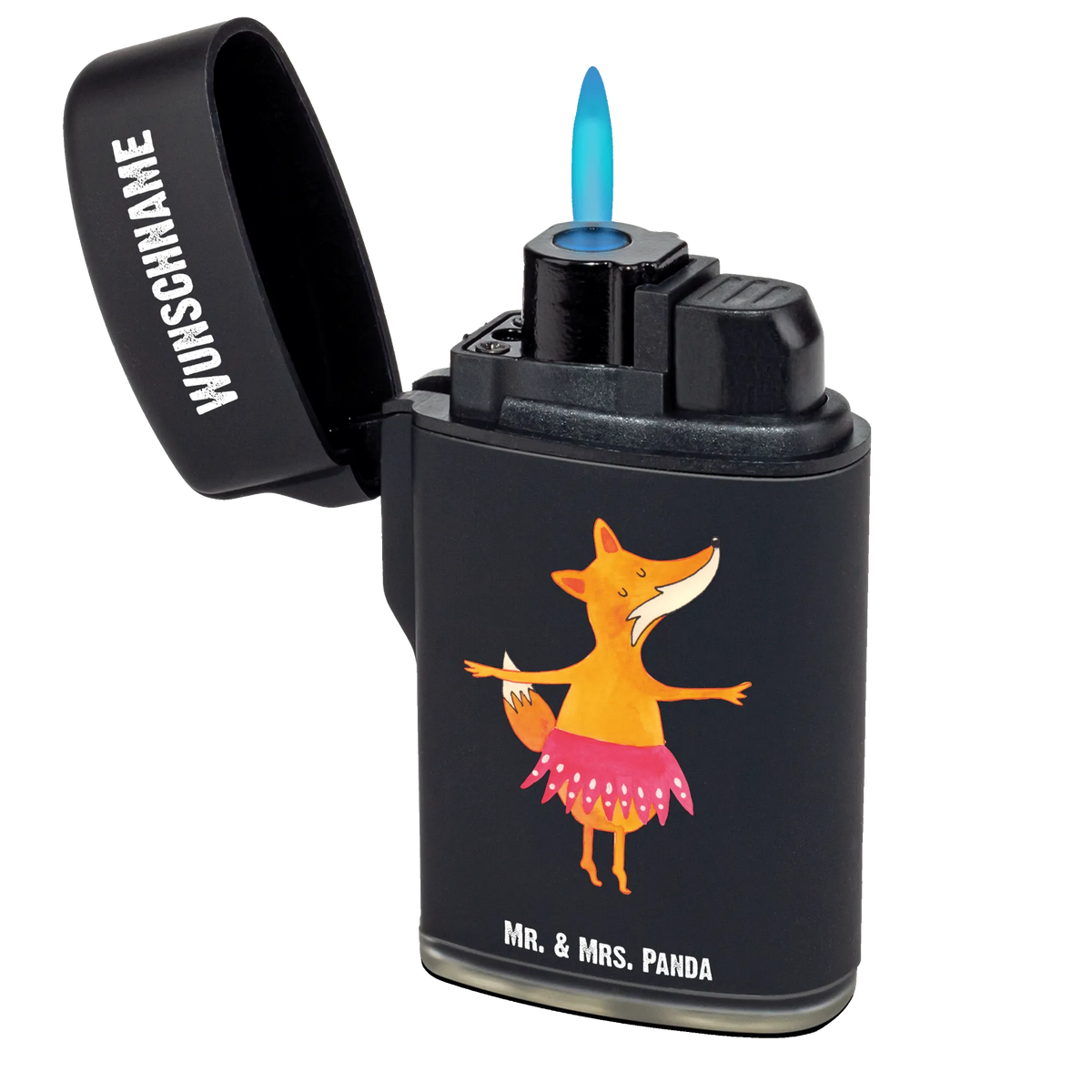 Personalisiertes Feuerzeug Fuchs Ballerina Feuerzeug Personalisiert, Personalisiertes Feuerzeug, Feuerzeug mit Name, Gasfeuerzeug personalisiert, Individuelles Feuerzeug, Personalisierbares Feuerzeug, Fuchs, Ballett, Ballerina, Geburtstag, Füchsin, Fuchs Spruch, Füchse, Einladung, Party, Tänzerin, Tanzen