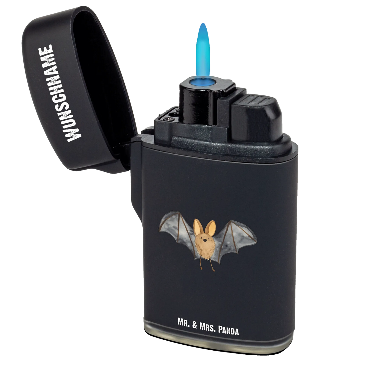 Personalisiertes Feuerzeug Fledermaus Flügel Individuelles Feuerzeug, Gasfeuerzeug personalisiert, Feuerzeug Personalisiert, Personalisierbares Feuerzeug, Feuerzeug mit Name, Personalisiertes Feuerzeug, Lustige Sprüche, Tiere, Tiermotive, Gute Laune