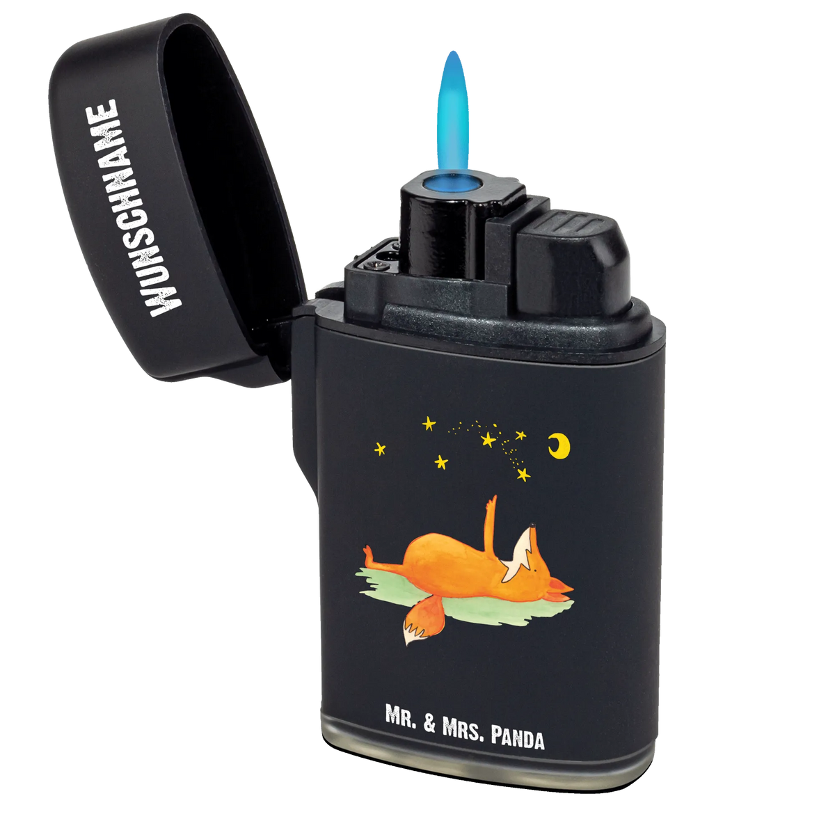 Personalisiertes Feuerzeug Fuchs Sterne Personalisiertes Feuerzeug, Feuerzeug Personalisiert, Feuerzeug mit Name, Personalisierbares Feuerzeug, Individuelles Feuerzeug, Gasfeuerzeug personalisiert, Fuchs, Spruch Positiv, Füchse, Always Look On The Bright Side Of Life, Romantik, Spruch schön, Tröstende Worte