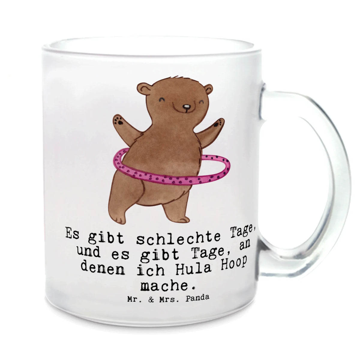 Teetasse Bär Hula Hoop Kakaotasse, getränkebecher, Glas Teebecher, glastasse, Trinkglas, Henkelbecher, Teetasse, Tee Tasse, Motivtasse, Pott, Haferl, getränkeglas, Glasbecher, Henkeltasse, Teetasse aus Glas, Teeglas, Teetasse Glas, Häferl, Geschenk, Schenken, Sport, Sportart, Hobby, Danke, Dankeschön, Auszeichnung, Gewinn, Sportler, Fitness, Hula Hoop, Training