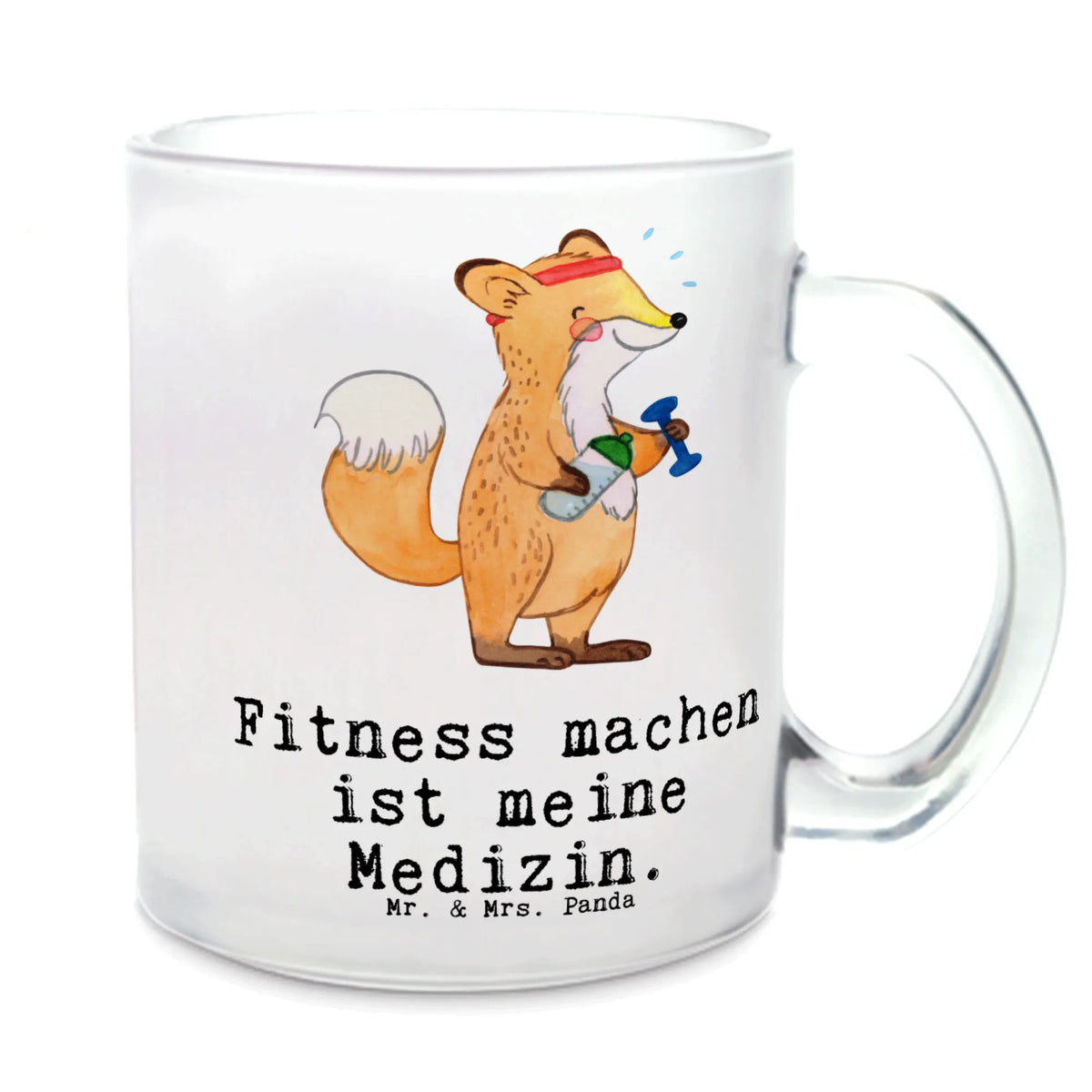 Teetasse Fuchs Fitness Teeglas, Trinkglas, Glasbecher, Kakaotasse, Henkeltasse, Pott, glastasse, getränkeglas, Haferl, Teetasse Glas, Glas Teebecher, Motivtasse, getränkebecher, Tee Tasse, Henkelbecher, Teetasse aus Glas, Teetasse, Häferl, Geschenk, Schenken, Sport, Sportart, Hobby, Danke, Dankeschön, Auszeichnung, Gewinn, Sportler, Fitness, Fitnessstudio, Kraftsport, Sportclub, Sport Treiben