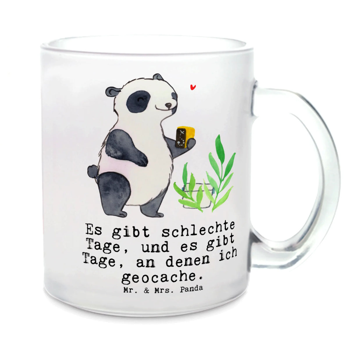 Teetasse Panda Geocaching