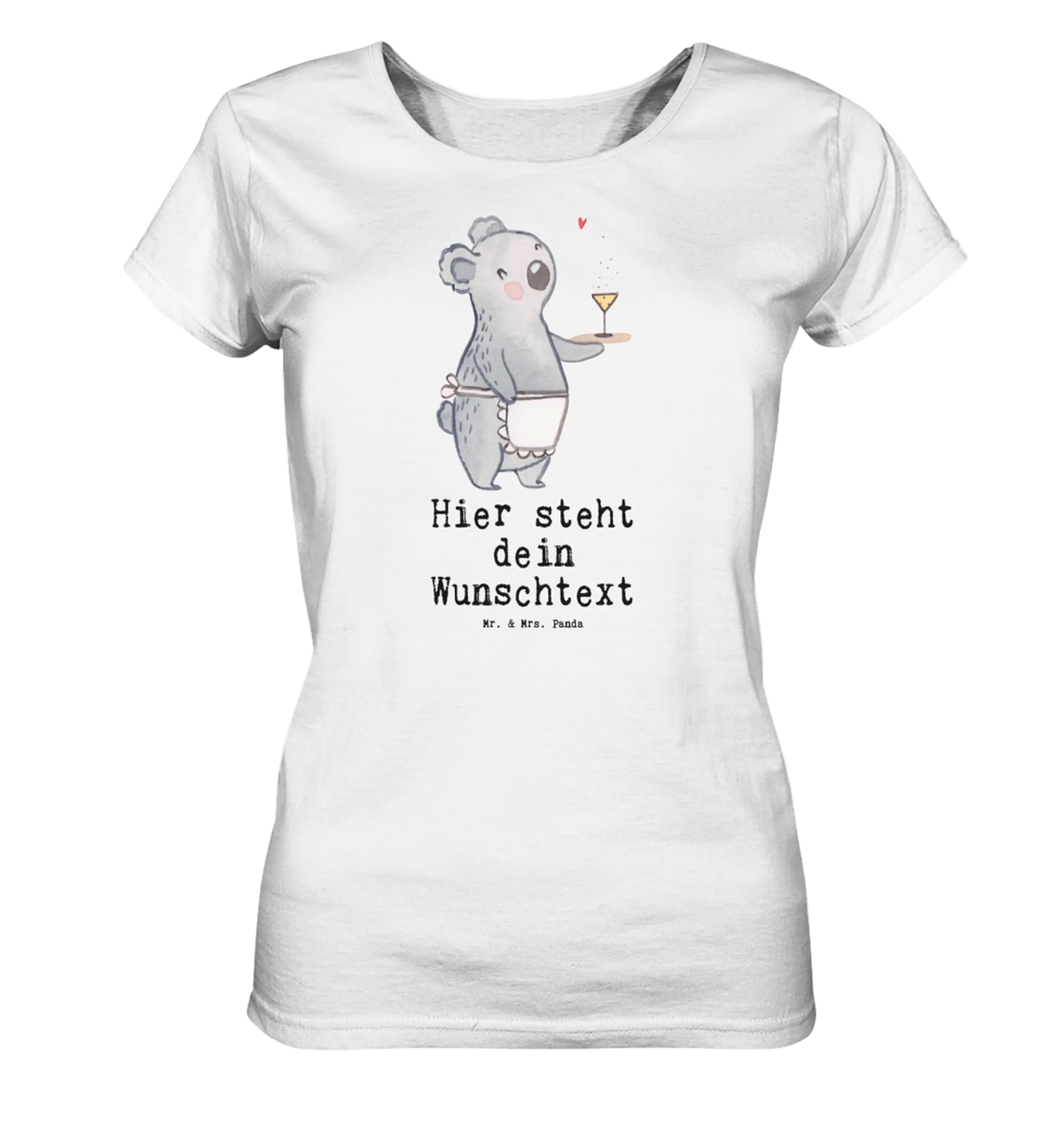 Personalized Women's Shirt Waitress heart gift idea, farewell gift, best, retirement, promotion, anniversary, gift, passing exam, job start, profession, sayings