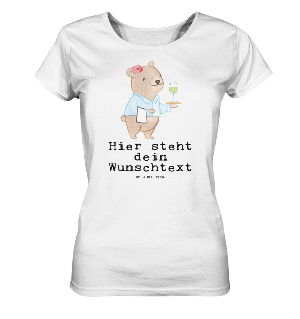 Personalisiertes Shirt Damen Restaurantfachfrau Herz