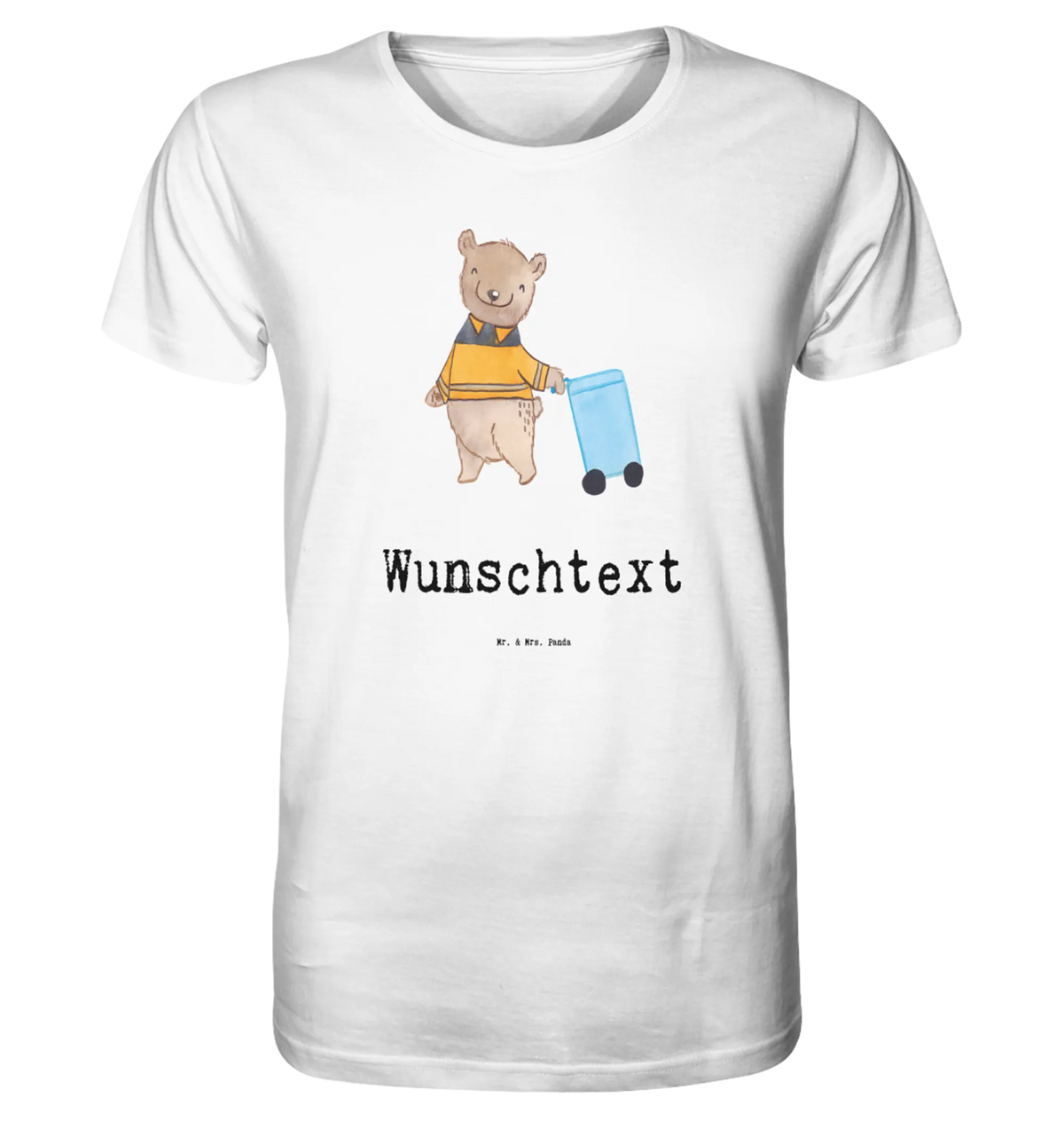 Personalisiertes Shirt Herren Müllwerker Herz Tshirt, T-Shirt mit Spruch, Shirt, T-Shirt, Jubiläum, Geschenk, Danke, Dankeschön, Beruf, Ausbildung, Abschied, Rente, Kollege, Kollegin, Arbeitskollege, Schenken, Mitarbeiter, Firma, Kehrichtmann, Müllwerker, Müllfahrer, Müllmann, Fachkraft Kreislauf- und Abfallwirtschaft, Müllentsorger