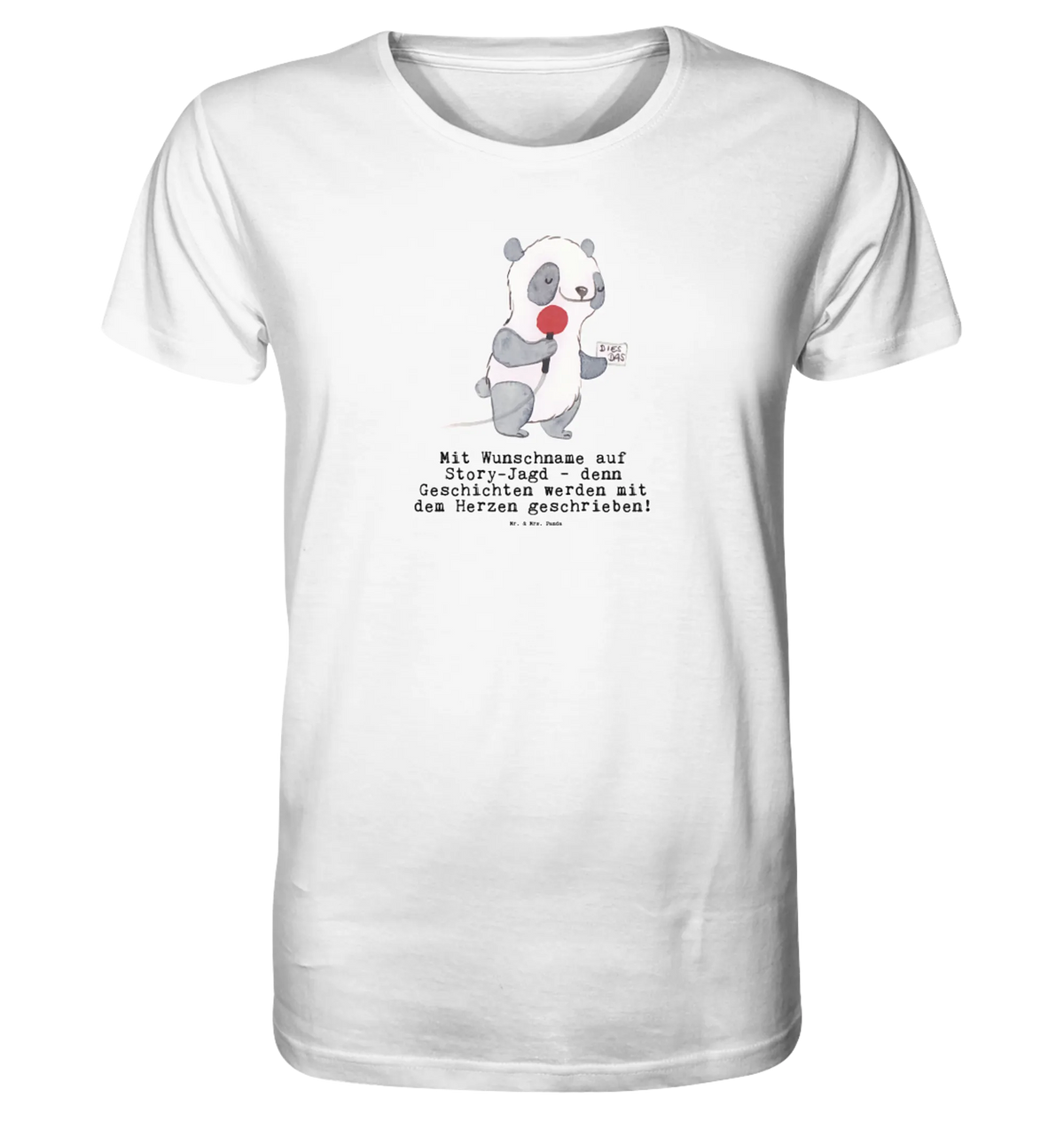 Personalisiertes Shirt Herren Reporter Herz T-Shirt mit Spruch, Tshirt, T-Shirt, Shirt, Jubiläum, Geschenk, Danke, Dankeschön, Beruf, Ausbildung, Abschied, Rente, Kollege, Kollegin, Arbeitskollege, Schenken, Mitarbeiter, Firma