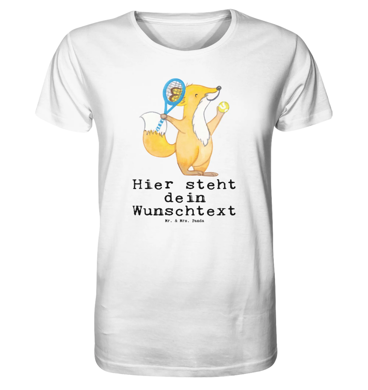 Personalisiertes Shirt Herren Fuchs Tennis spielen Tshirt, Shirt, T-Shirt mit Spruch, T-Shirt, Hobby, Auszeichnung, Sportart, Gewinn, Danke, Dankeschön, Sportler, Sport, Schenken, Geschenk, Ballsportart, Tennisclub, Tennisverein, Tennis spielen, Tennis Turnier