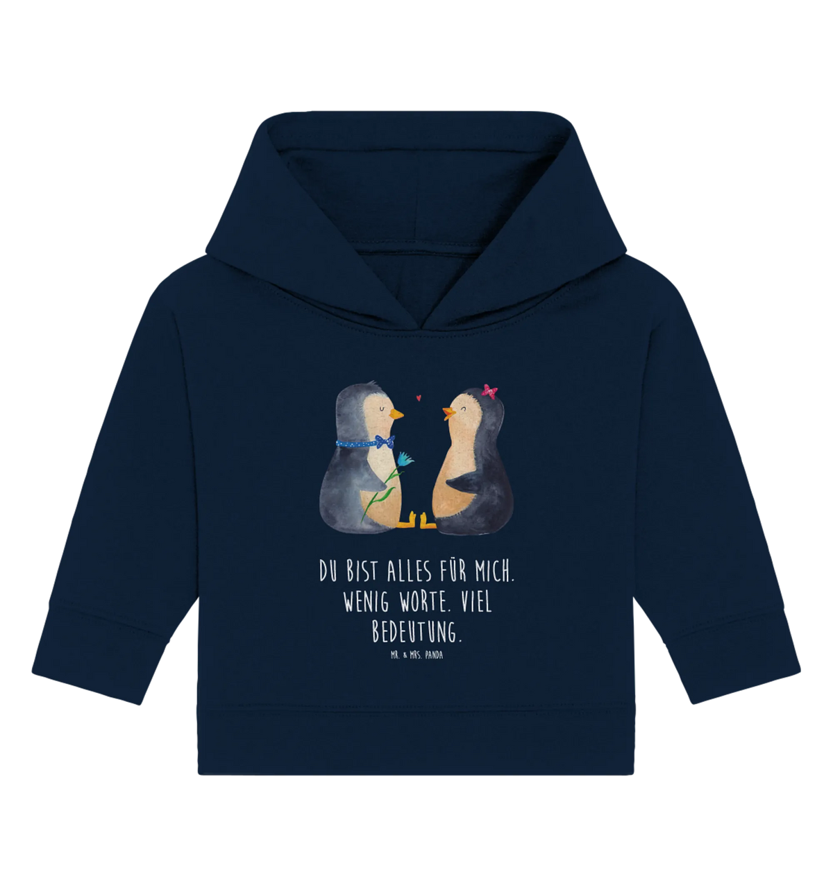 Organic Baby Hoodie Pinguin Pärchen Baby Kapuzensweatshirt, Baby Hoodie, Baby Kapuzenshirt, Pinguin, Liebesgeschenk, Liebespaar, Pinguine, Jahrestag, Liebe, Hochzeitstag, Traumpaar, Verlobung, Hochzeitsgeschenk, Große Liebe, Liebesbeweis, Hochzeit