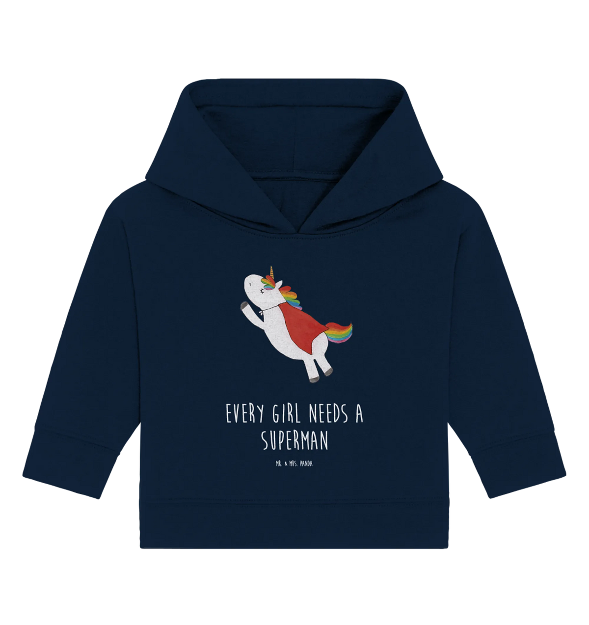 Organic Baby Hoodie Einhorn Super Baby Kapuzenshirt, Baby Hoodie, Baby Kapuzensweatshirt, Unicorn, Einhörner, Einhorn, Einhorn Deko, Girl, Superheld, Mädchen, Traummann, Held, Geschenk, Freundin