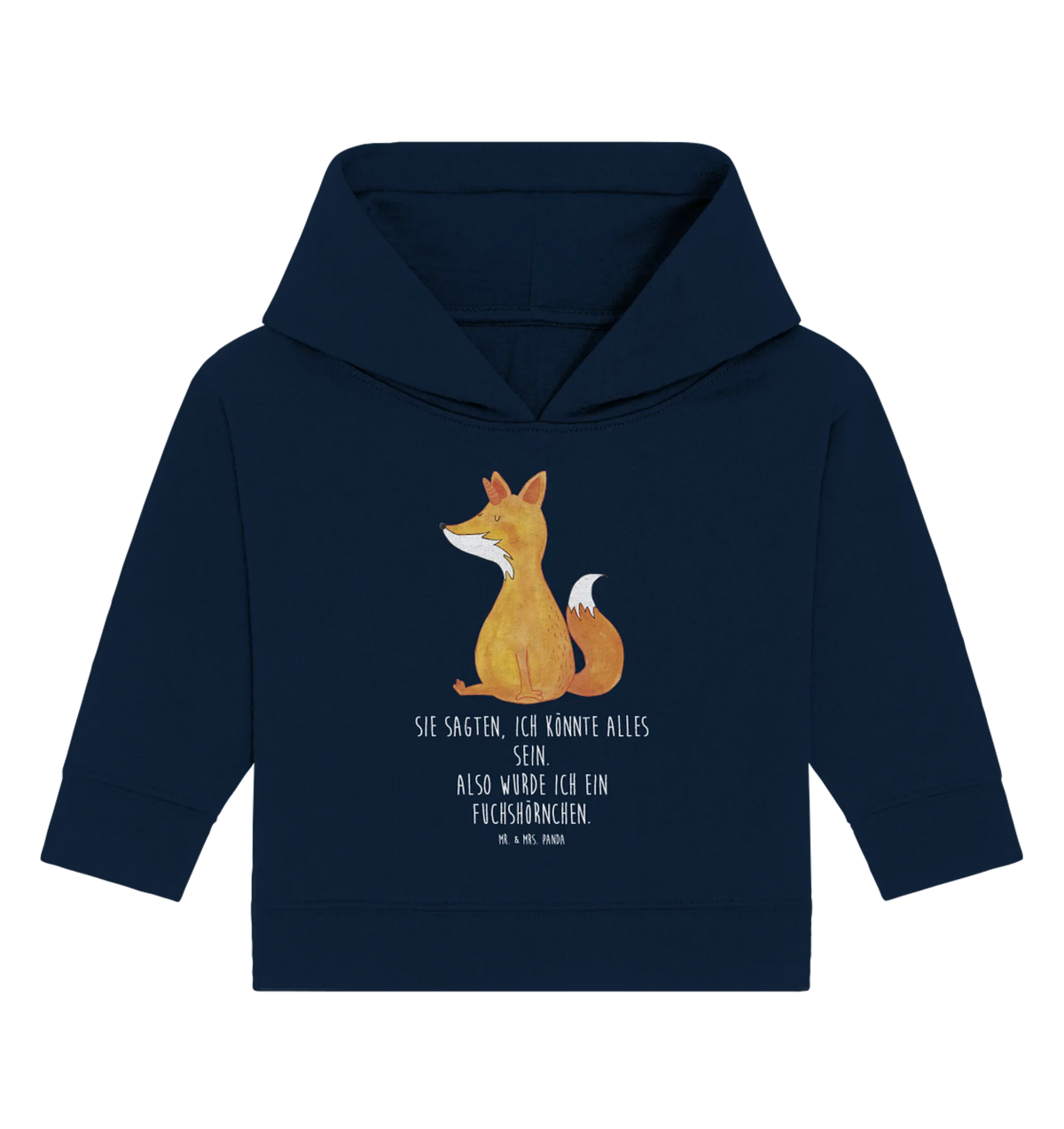 Organic Baby Hoodie Einhorn Fuchs Baby Kapuzenshirt, Baby Kapuzensweatshirt, Baby Hoodie, Unicorn, Einhorn, Einhörner, Einhorn Deko, Füchse, Fuchshörnchen, Fuchs, Fuchshorn, Unicorns, Foxycorn