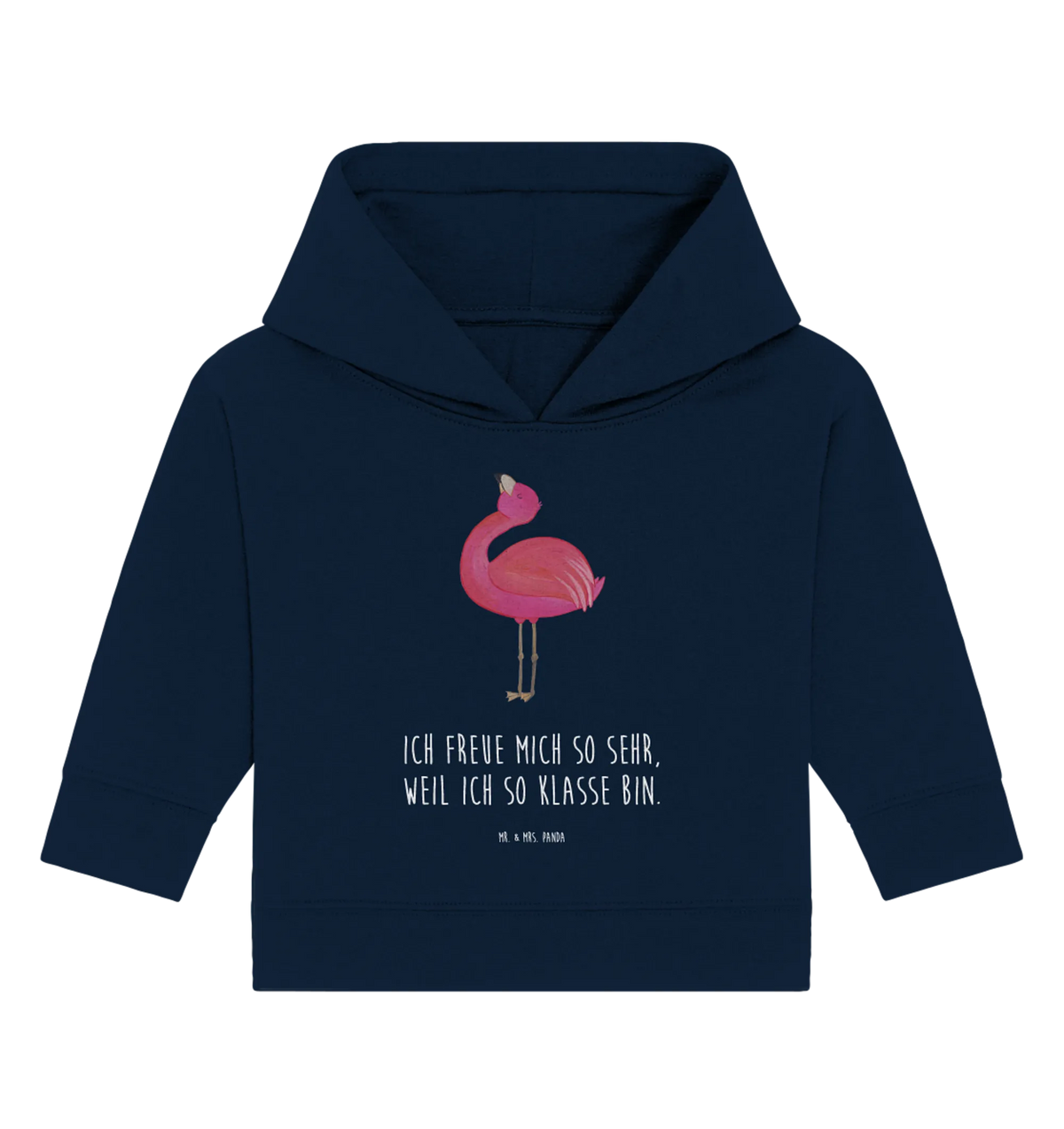 Organic Baby Hoodie Flamingo Stolz Baby Kapuzensweatshirt, Baby Kapuzenshirt, Baby Hoodie, Flamingo, Stolz, Freundin, Schwester, Selbstakzeptanz, Mama, Selbstliebe, Tochter, Freude, Beste Freundin