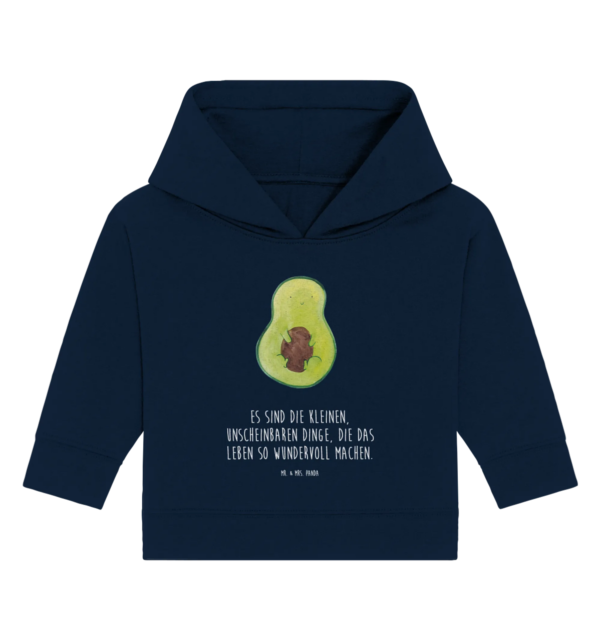 Organic Baby Hoodie Avocado Kern Baby Hoodie, Baby Kapuzenshirt, Baby Kapuzensweatshirt, Avocado, Veggie, Vegan, Gesund, Avokado, Kern, Pflanze, Spruch Leben, Avocadokern