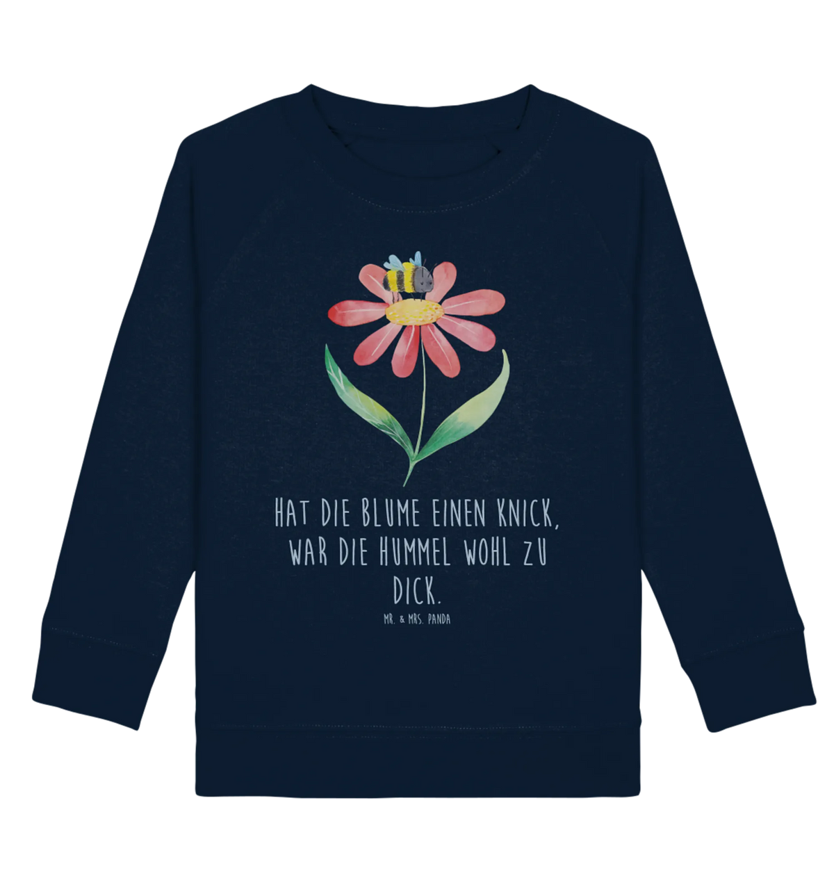 Organic Kinder Pullover Hummel Blume Kinder Sweatshirt, Kinder Pullover, Tiermotive, Lustige Sprüche, Tiere, Gute Laune, Natur, Hummeln, Flauschig, Hummel, Blume, Wespe, Feld, Biene