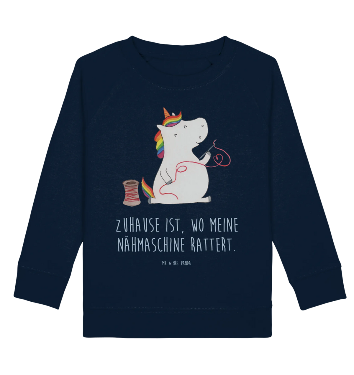 Organic Kinder Pullover Einhorn Näherin Kinder Sweatshirt, Kinder Pullover, Einhorn, Unicorn, Einhörner, Einhorn Deko, Basteln, Freundin, Nähen, Häkeln, Näherin, Nähzimmer, Stricken, Mädchen