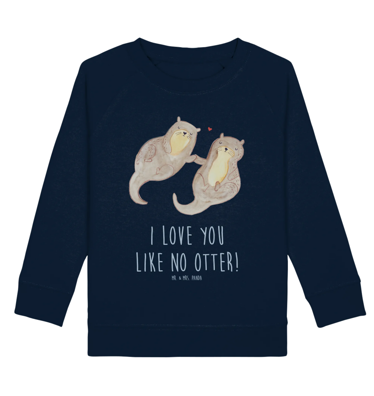 Organic Kinder Pullover Otter Hände halten Kinder Sweatshirt, Kinder Pullover, Fischotter, Seeotter, Otter, Otter Seeotter See Otter