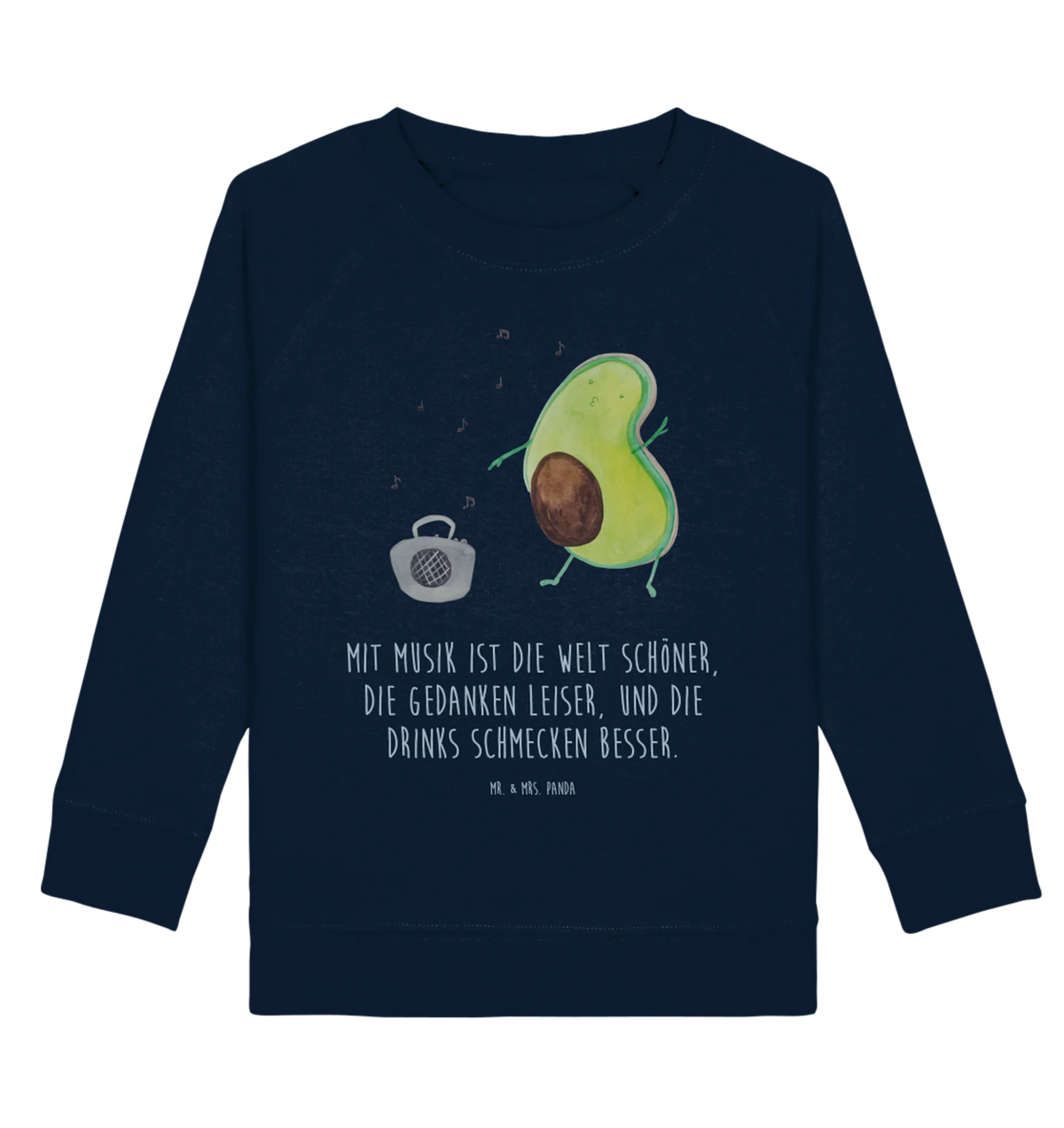 Organic Kinder Pullover Avocado Tanzen Kinder Sweatshirt, Kinder Pullover, Gesund, Vegan, Avocado, Veggie